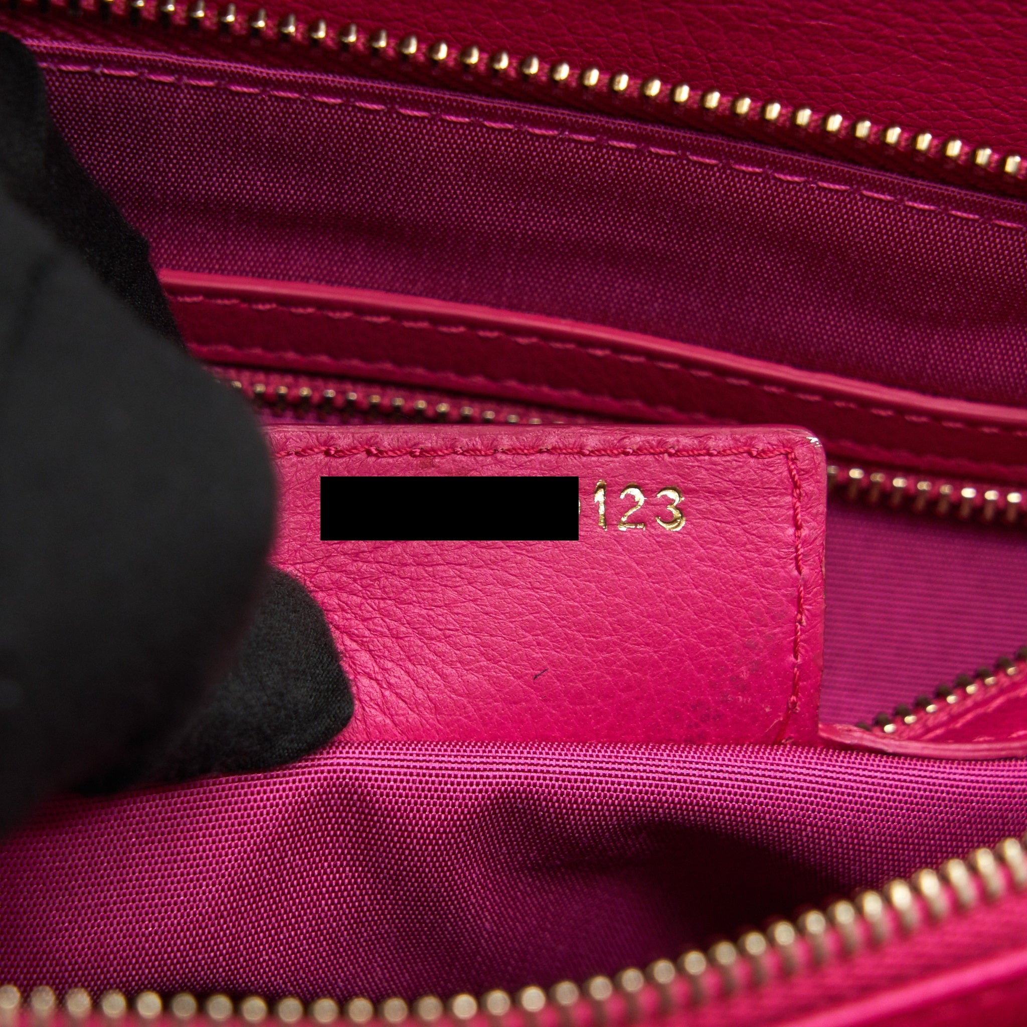 CHRISTIAN DIOR GRANVILLE BAG IN HOT PINK LEATHER GHW
