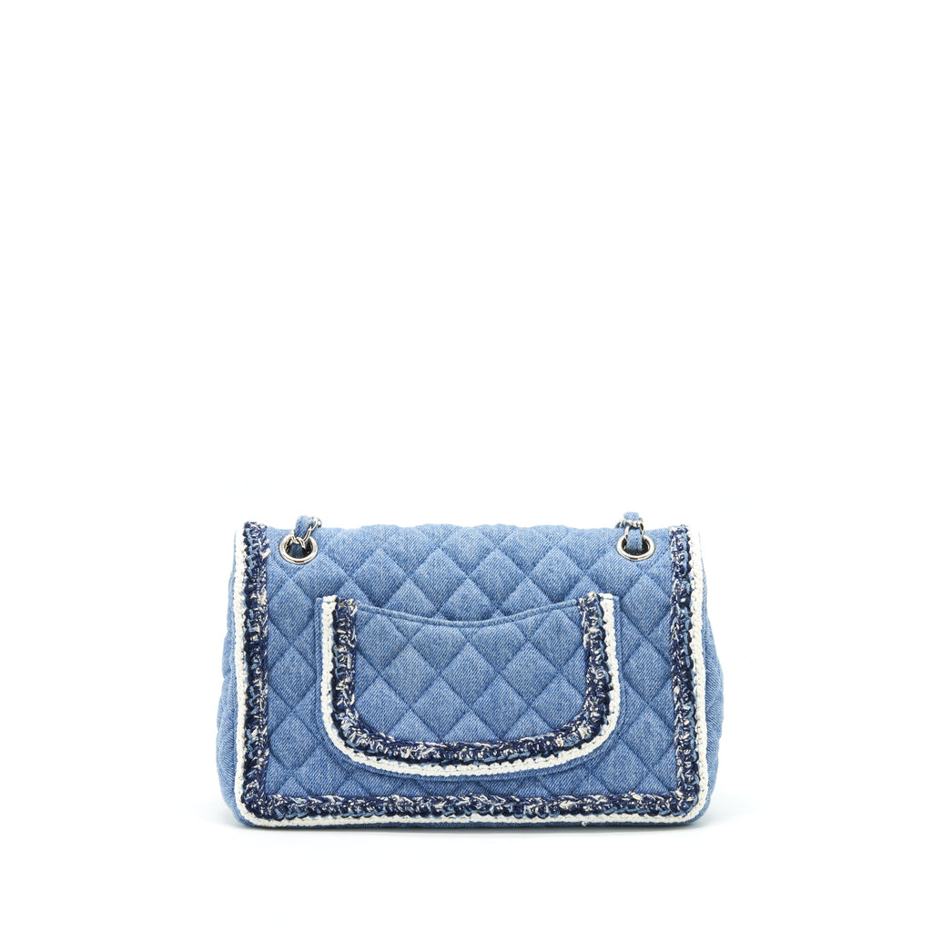 CHANEL CLASSIC FLAP MEDIUM DENIM SHW