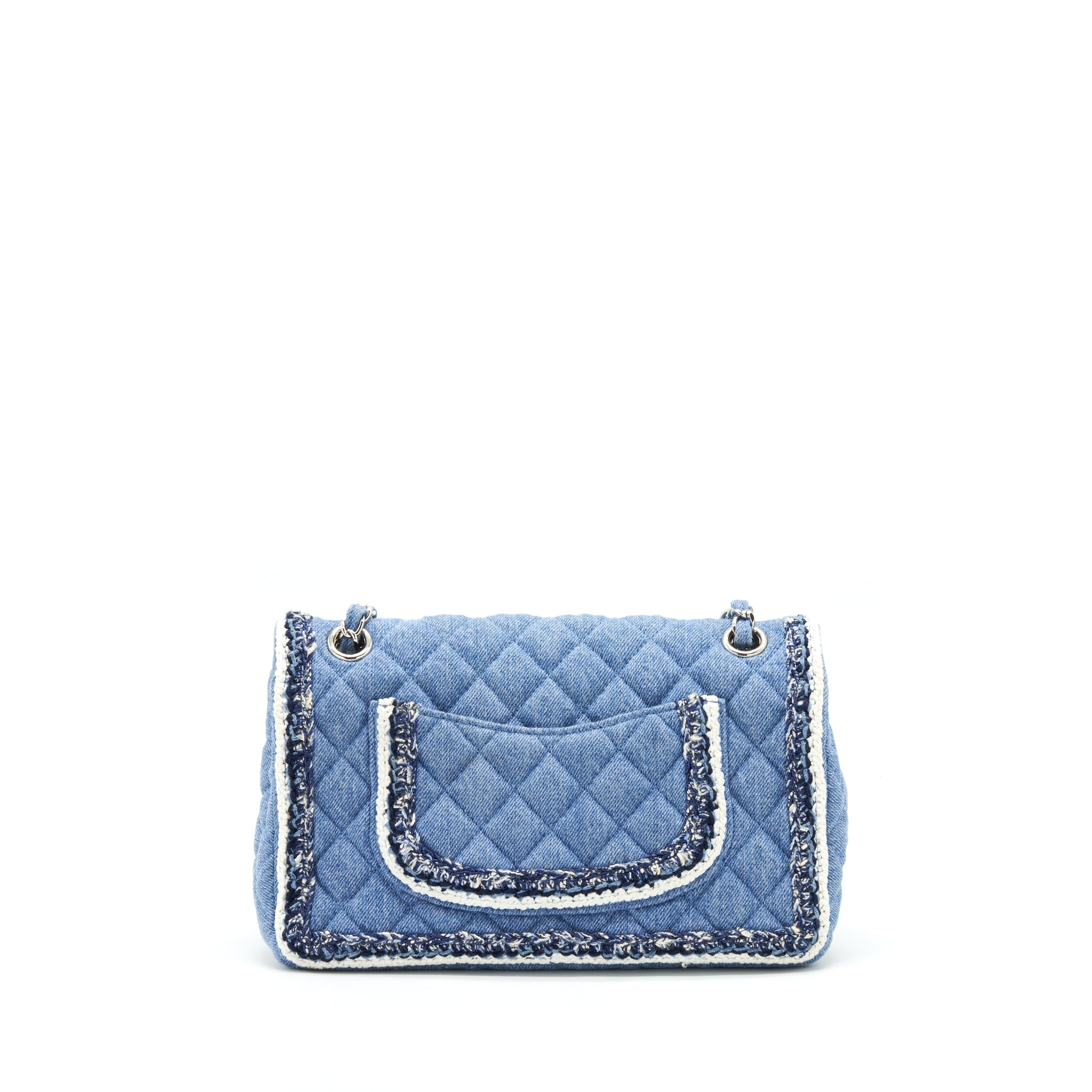 CHANEL CLASSIC FLAP MEDIUM DENIM SHW
