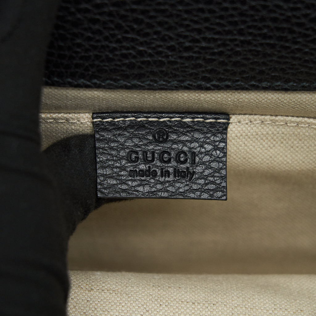 GUCCI BAMBOO 1947 DIONYSUS TOP HANDLE BAG BLACK