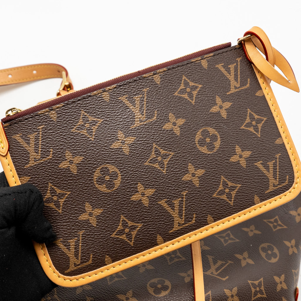 LOUIS VUITTON CARRYALL PM MONOGRAM CANVAS/LEATHER GHW
