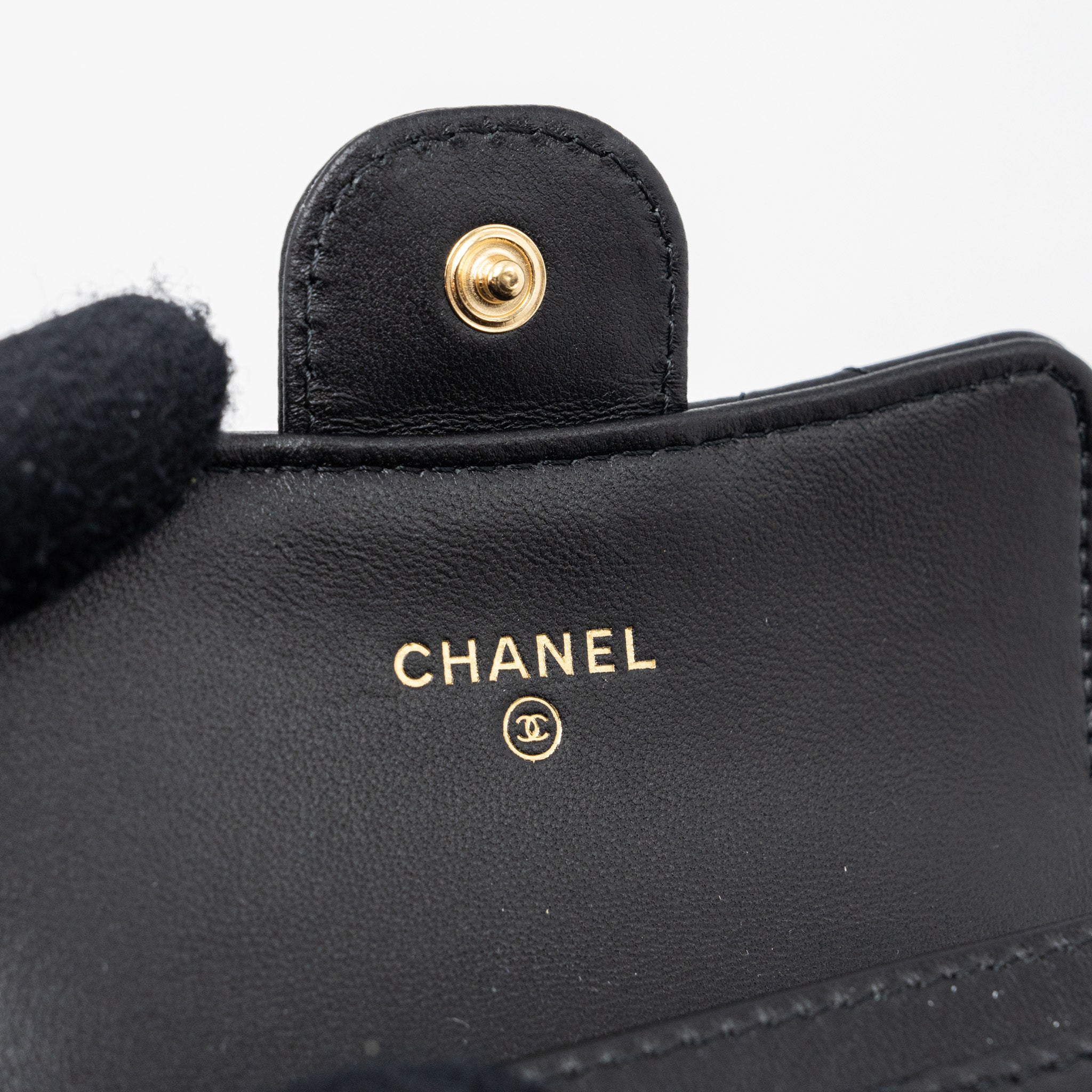 CHANEL 23B FLAP CARD HOLDER LAMBSKIN GHW(MICROCHIP)