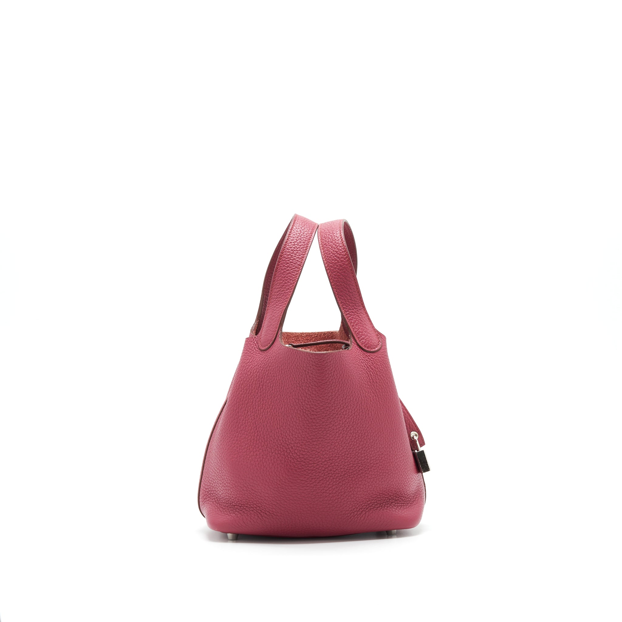 HERMES PICOTIN LOCK 18 DARK RED