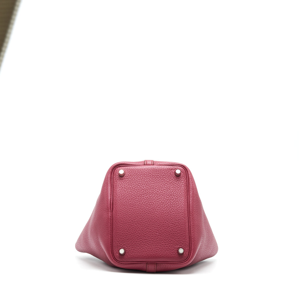 HERMES PICOTIN LOCK 18 DARK RED