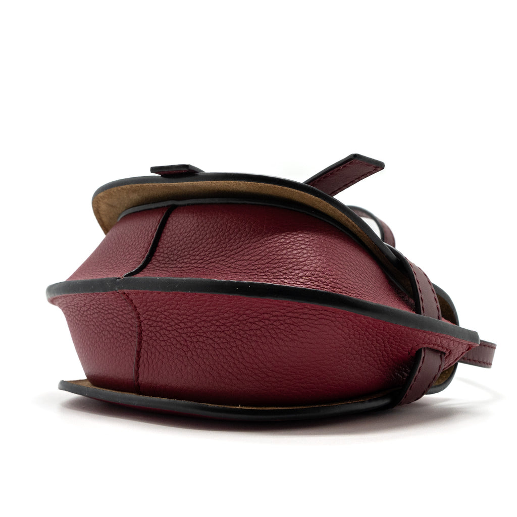 LOEWE MINI GATE BAG CALFSKIN MULTICOLOR RASPBERRY GHW