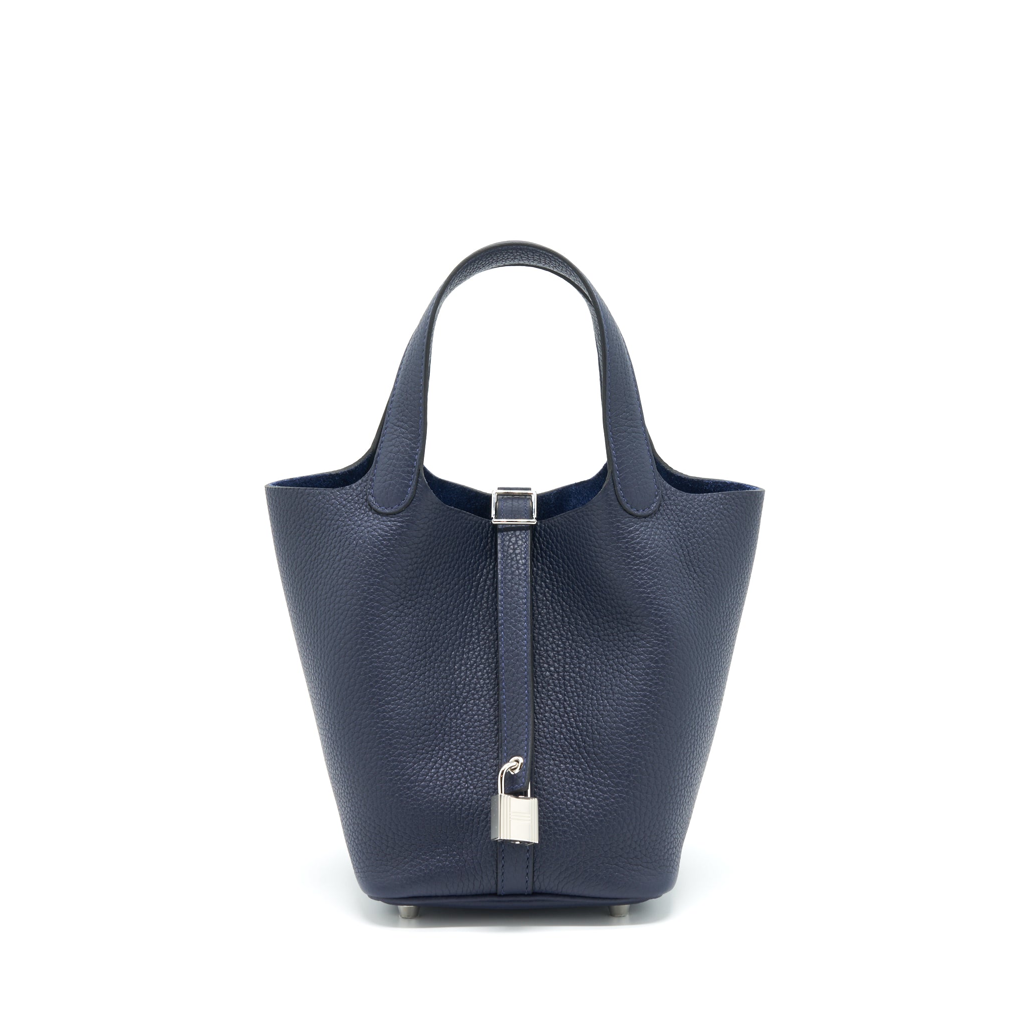 HERMES PICOTIN 18 LOCK BAG CLEMENCE BLUE NUIT SHW