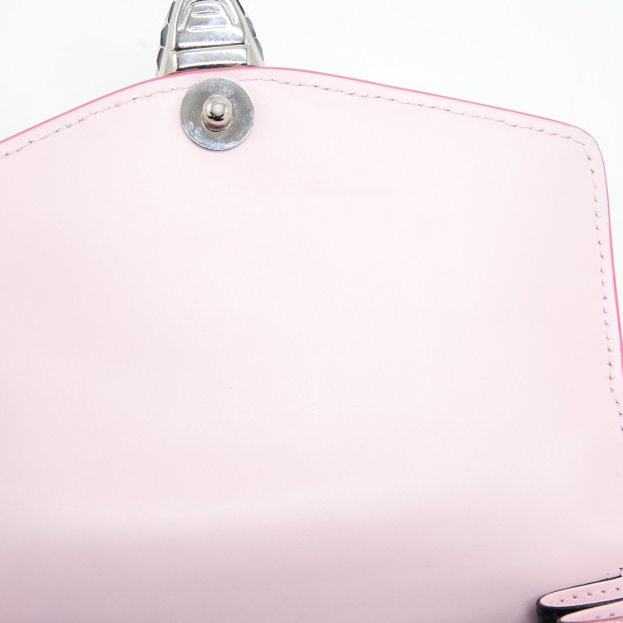 BVLGARI SERPENTI FOREVER BAG ROSA DI FRANCIA CRYSTAL GALUCHAT