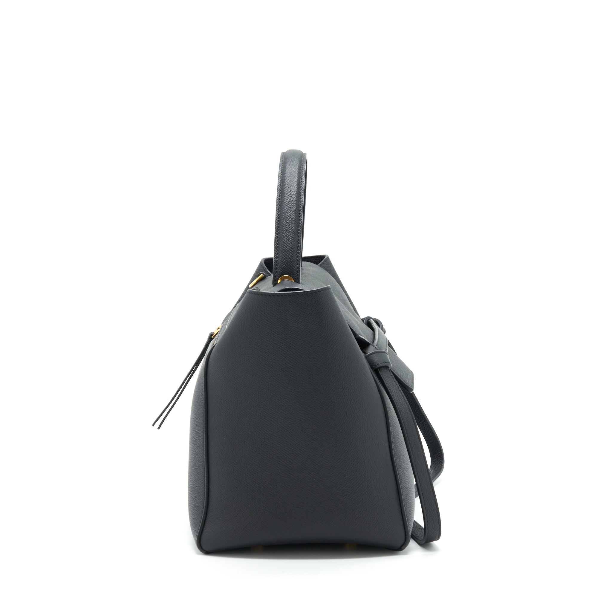 CELINE MINI BELT BAG GRAINED CALFSKIN BLACK GHW