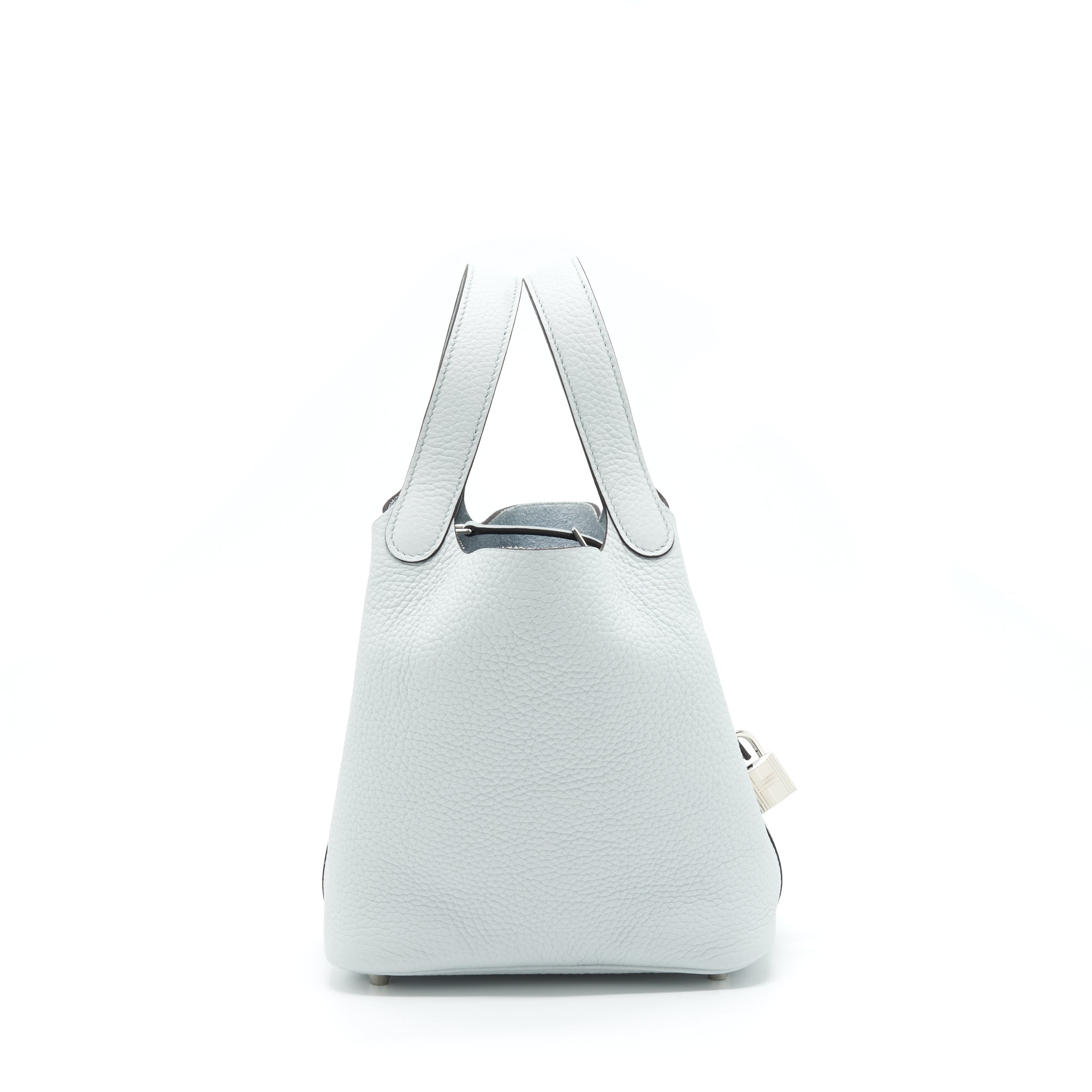 HERMES PICOTIN LOCK 18 BAG CLEMENCE BLEU PALE SHW