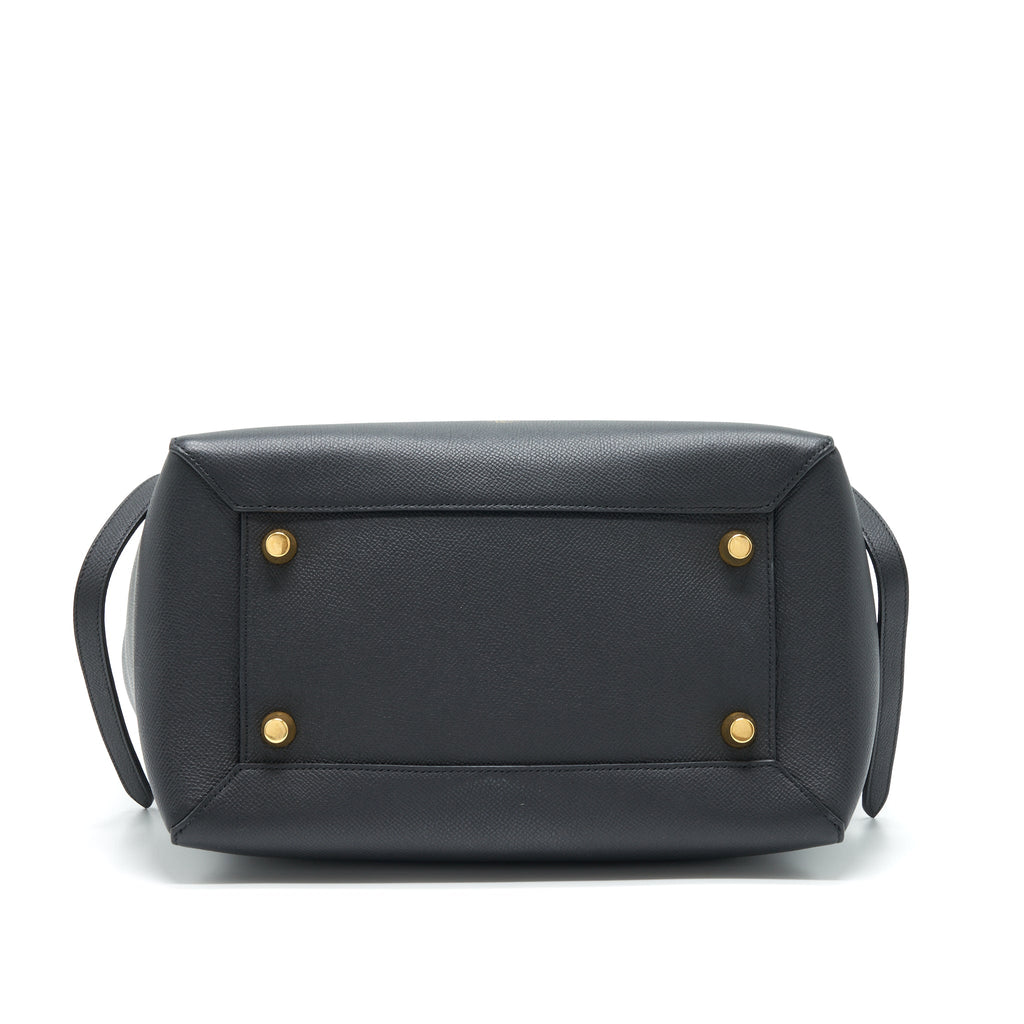 CELINE MINI BELT BAG GRAINED CALFSKIN BLACK GHW