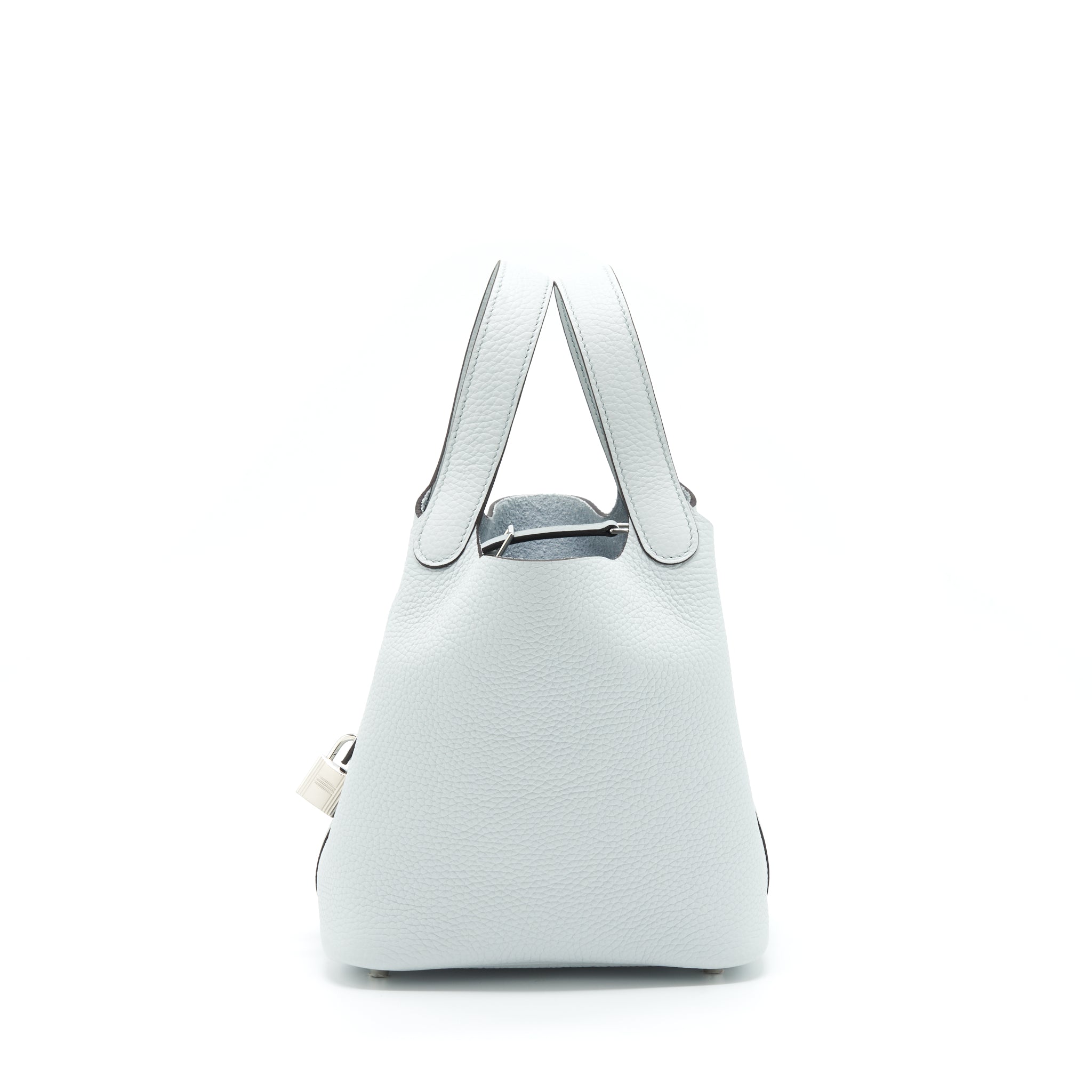 HERMES PICOTIN LOCK 18 BAG CLEMENCE BLEU PALE SHW