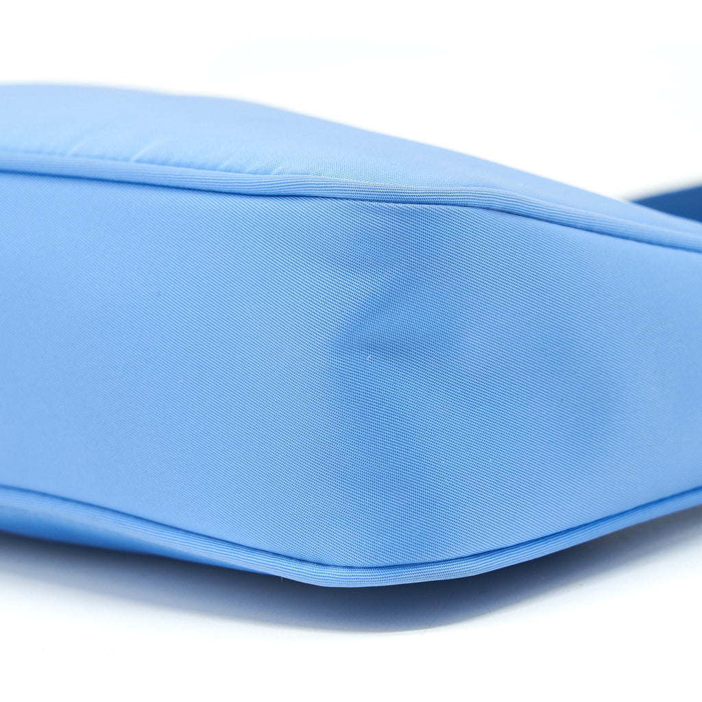 PRADA NYLON SHOULDER BAG BLUE
