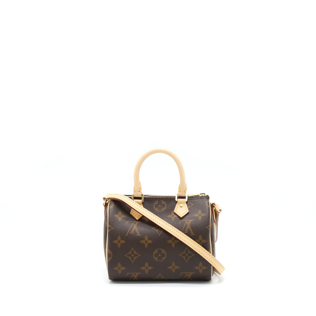 LOUIS VUITTON NANO SPEEDY MONOGRAM CANVAS GHW