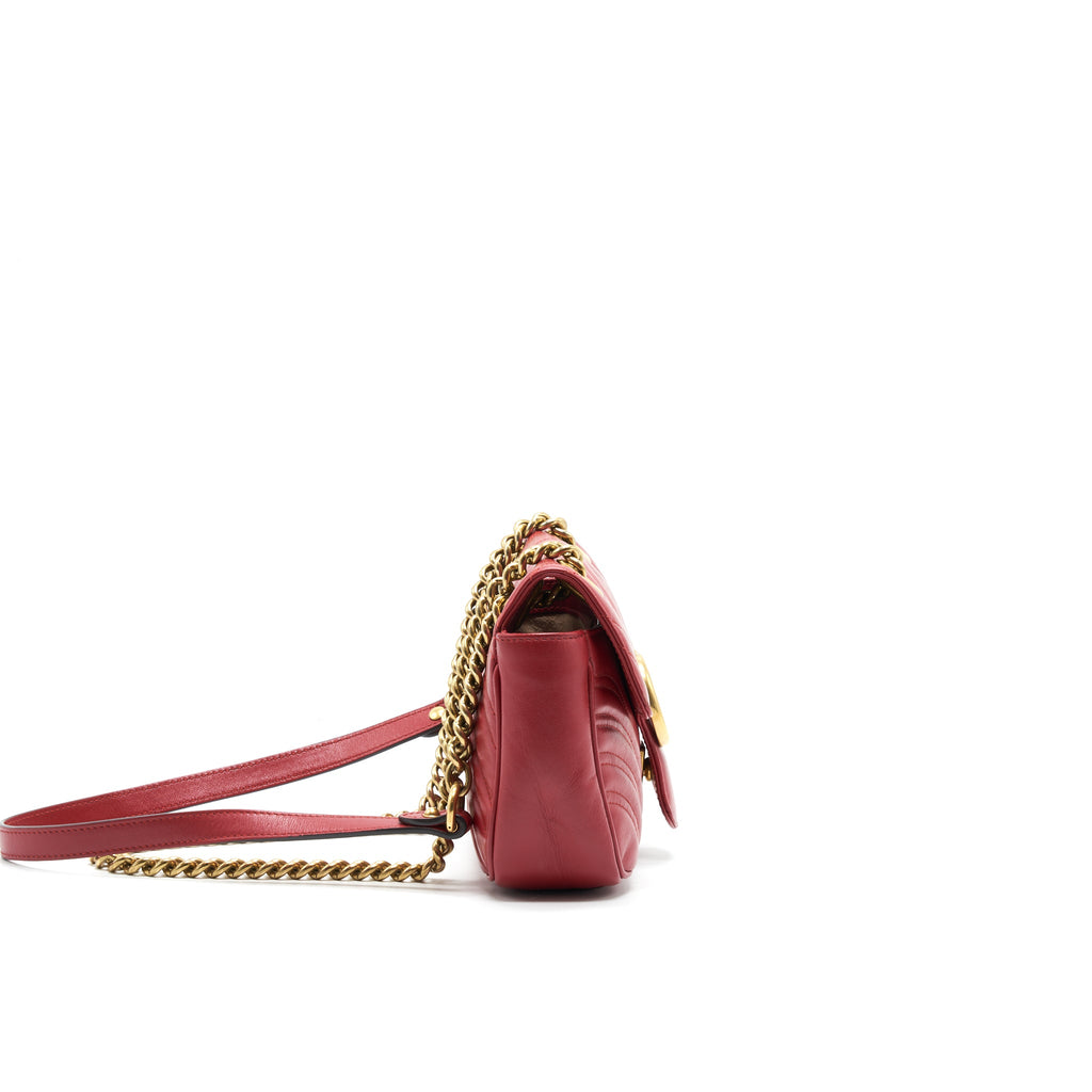 GUCCI GG MINI MARMONT RED