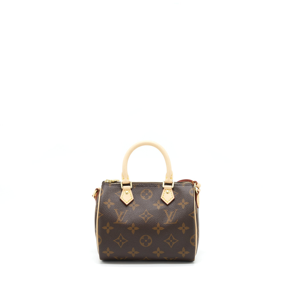 LOUIS VUITTON NANO SPEEDY MONOGRAM CANVAS GHW