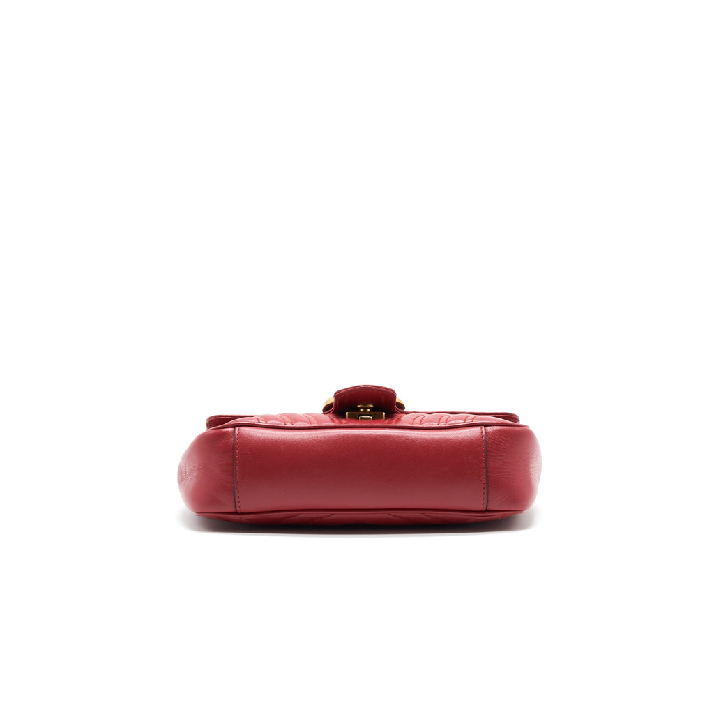 GUCCI GG MINI MARMONT RED
