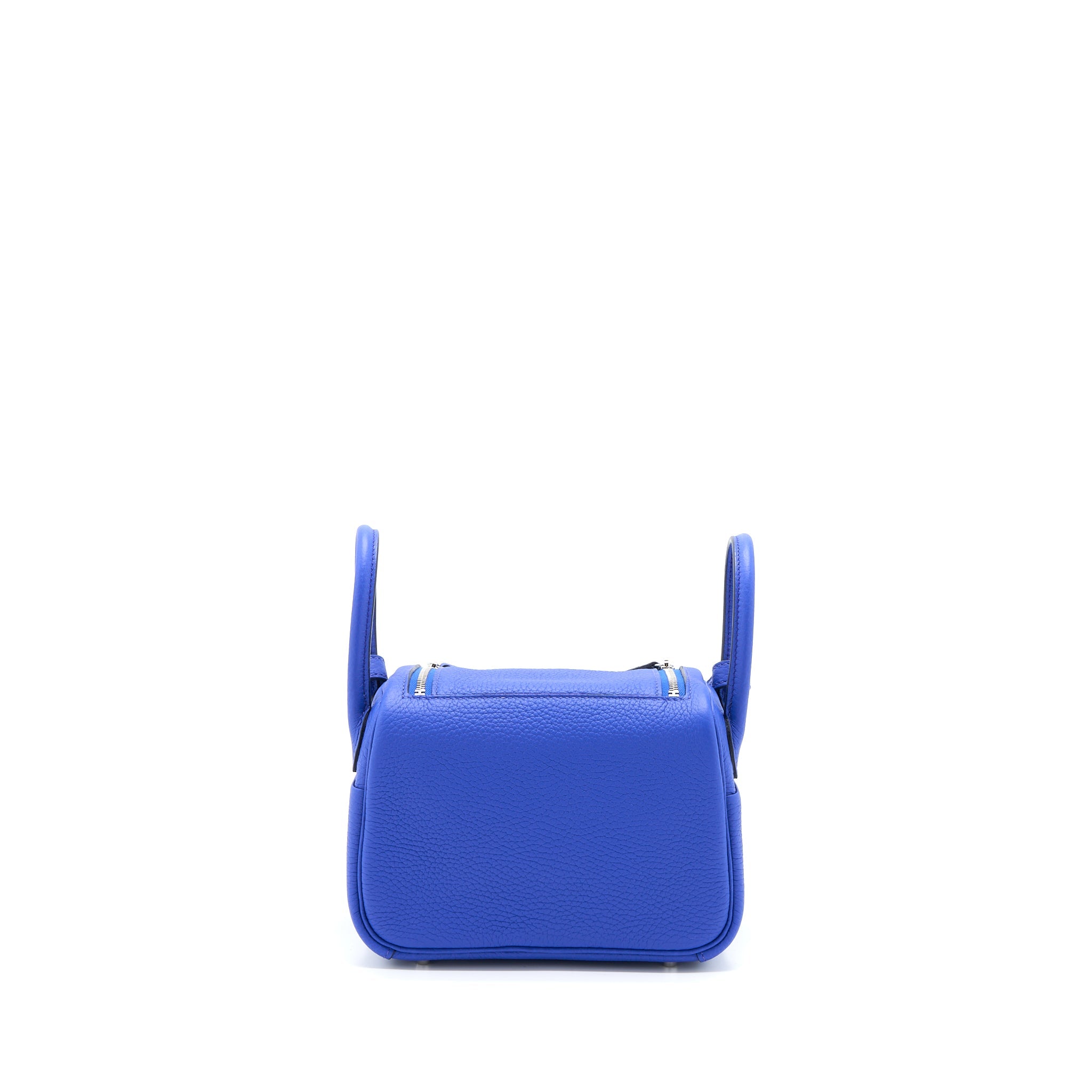 HERMES MINI LINDY CLEMENCE BLUE ROYAL SHW