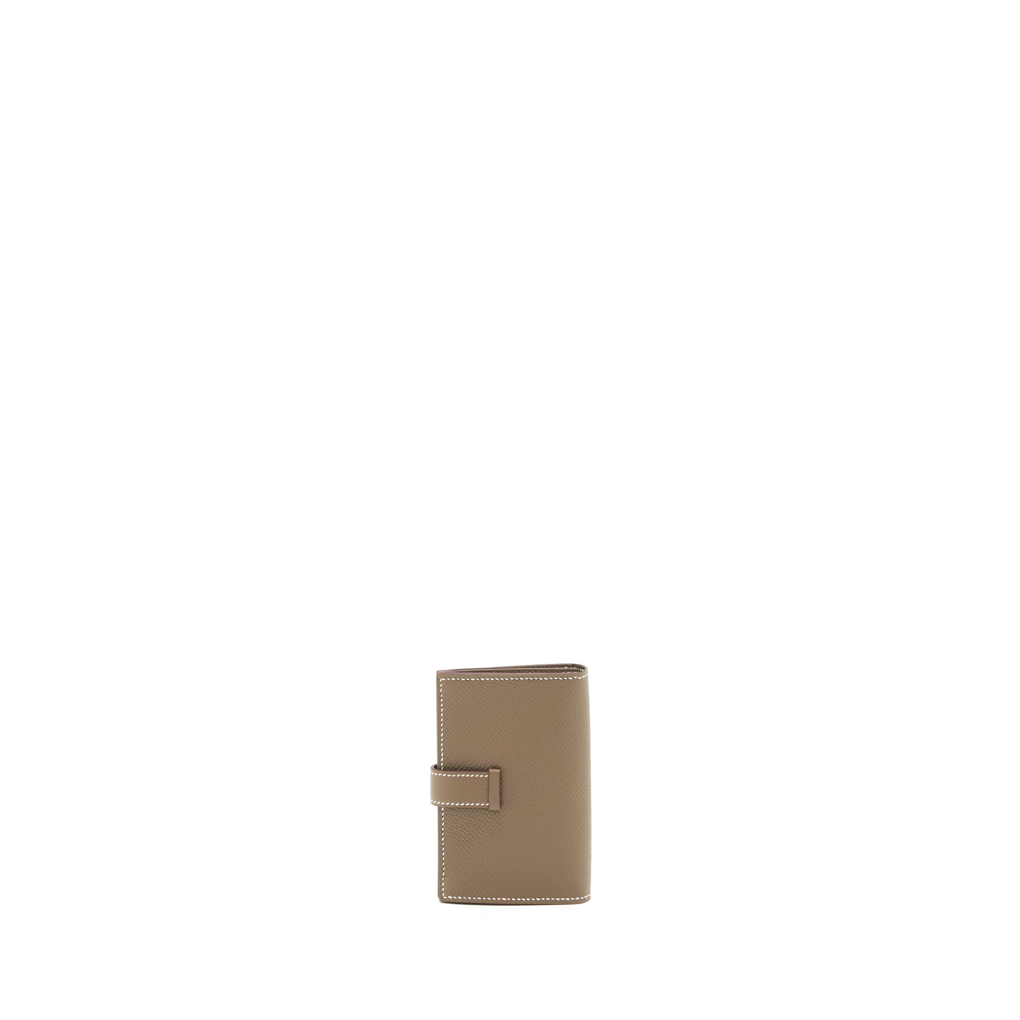 HERMES BEARN CARD HOLDER ETOUPE EPSOM GHW