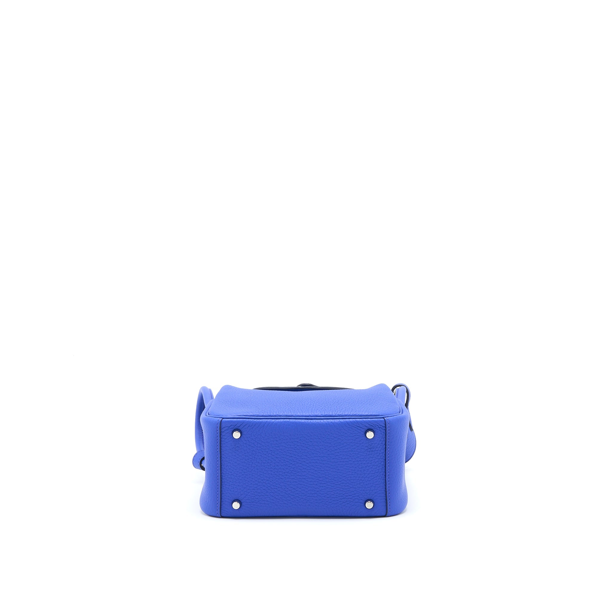 HERMES MINI LINDY CLEMENCE BLUE ROYAL SHW