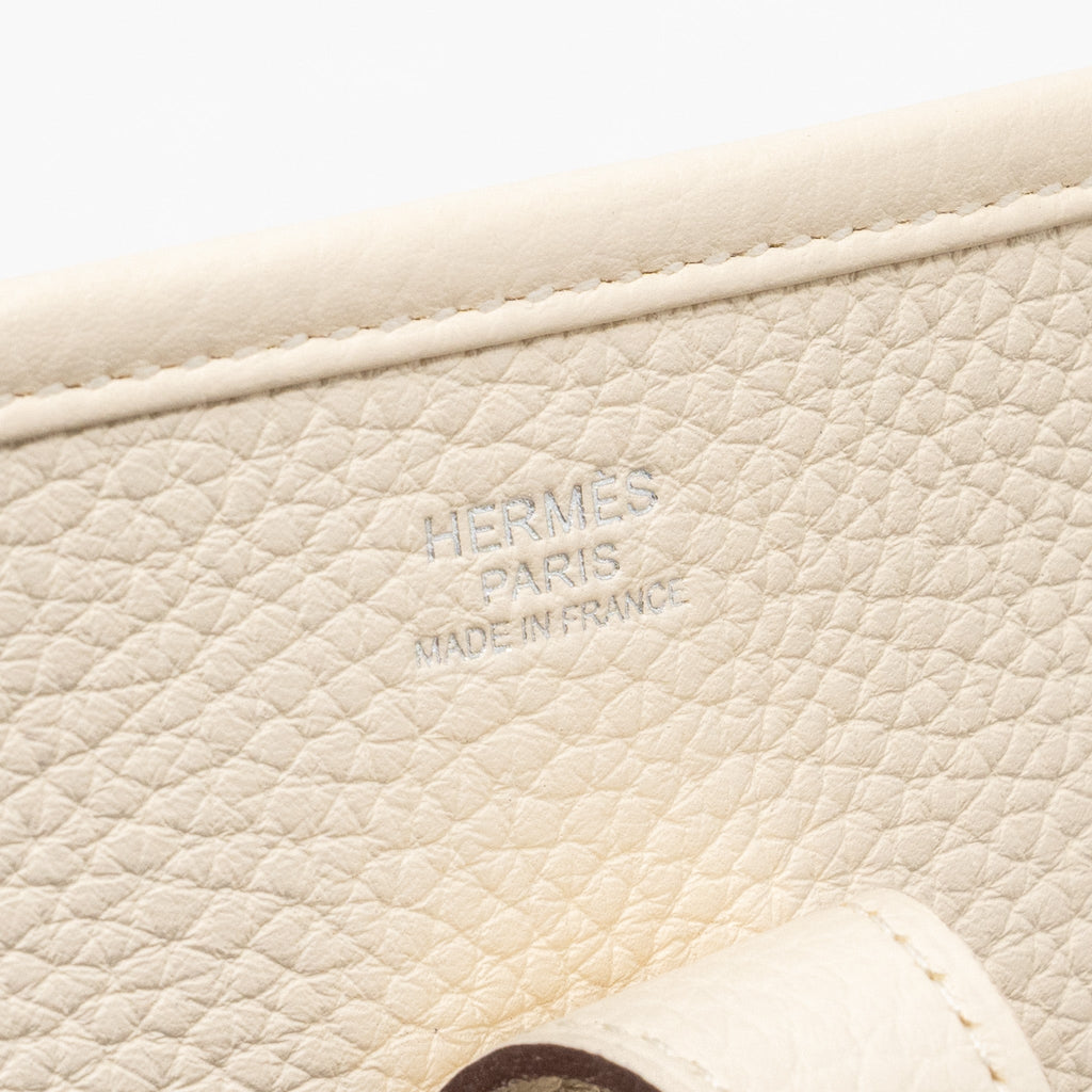 HERMES EVELYNE 29 CLEMENCE NATA WITH MULTICOLOUR STRAP SHW