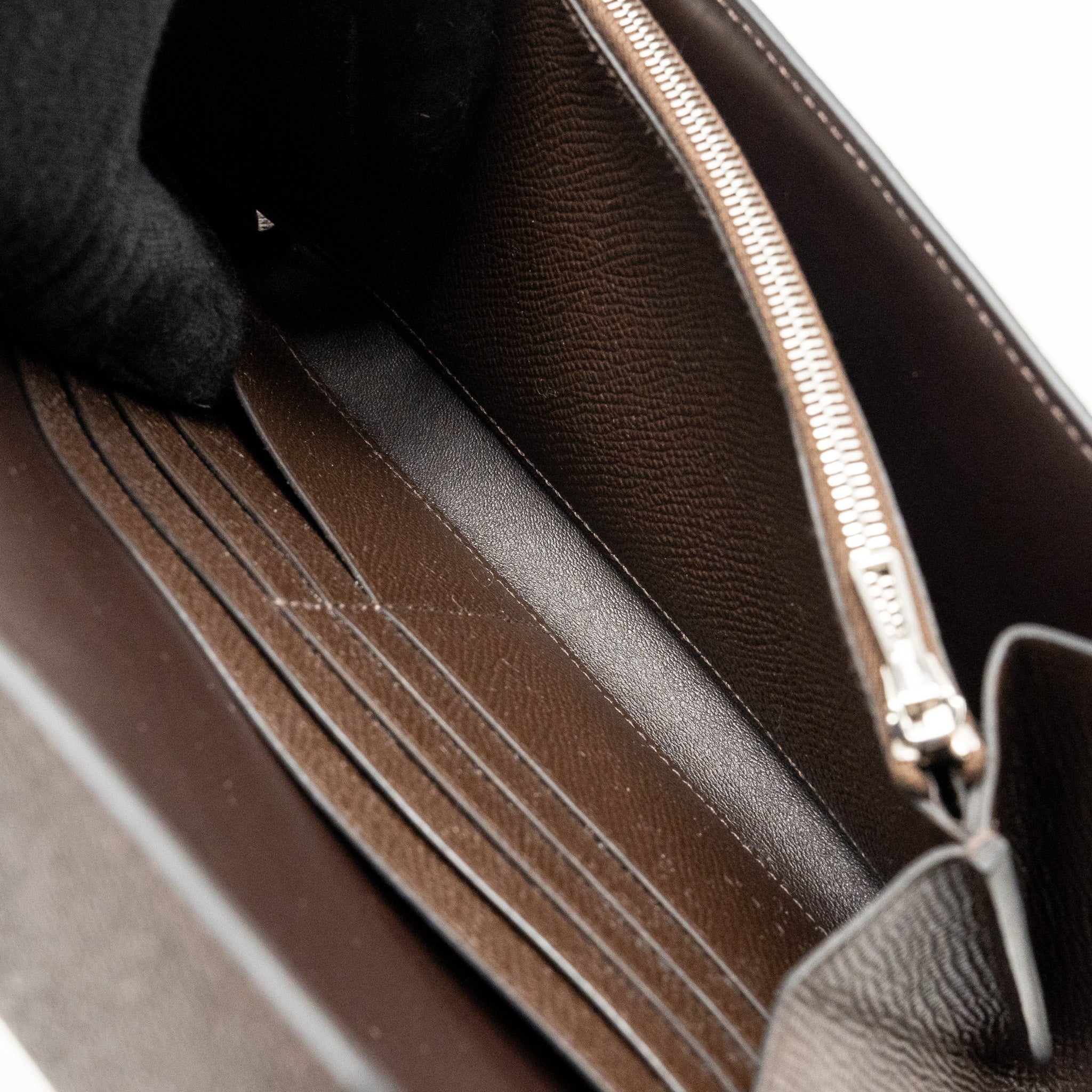 HERMES CONSTANCE TO GO EPSOM CHOCOLATE SHW