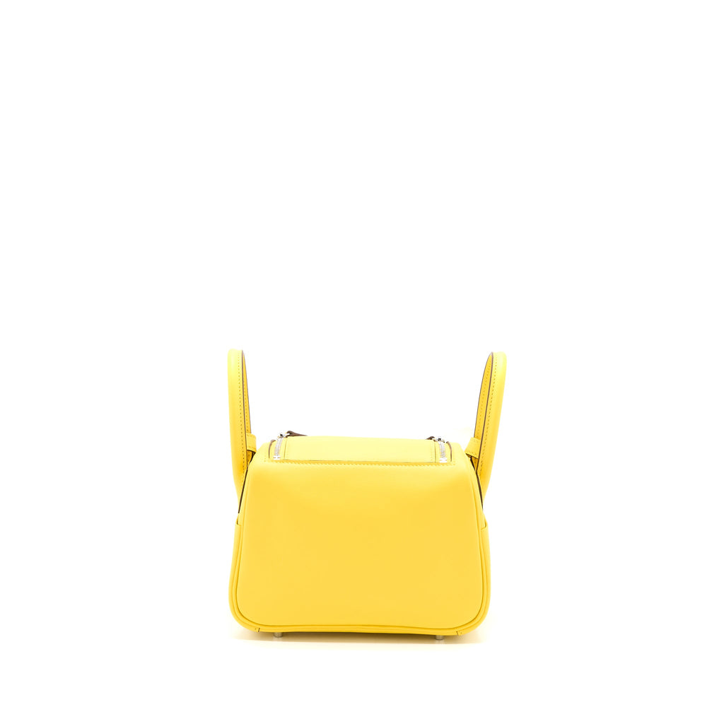 HERMES MINI LINDY SWIFT 9O JAUNE DE NAPLES SHW