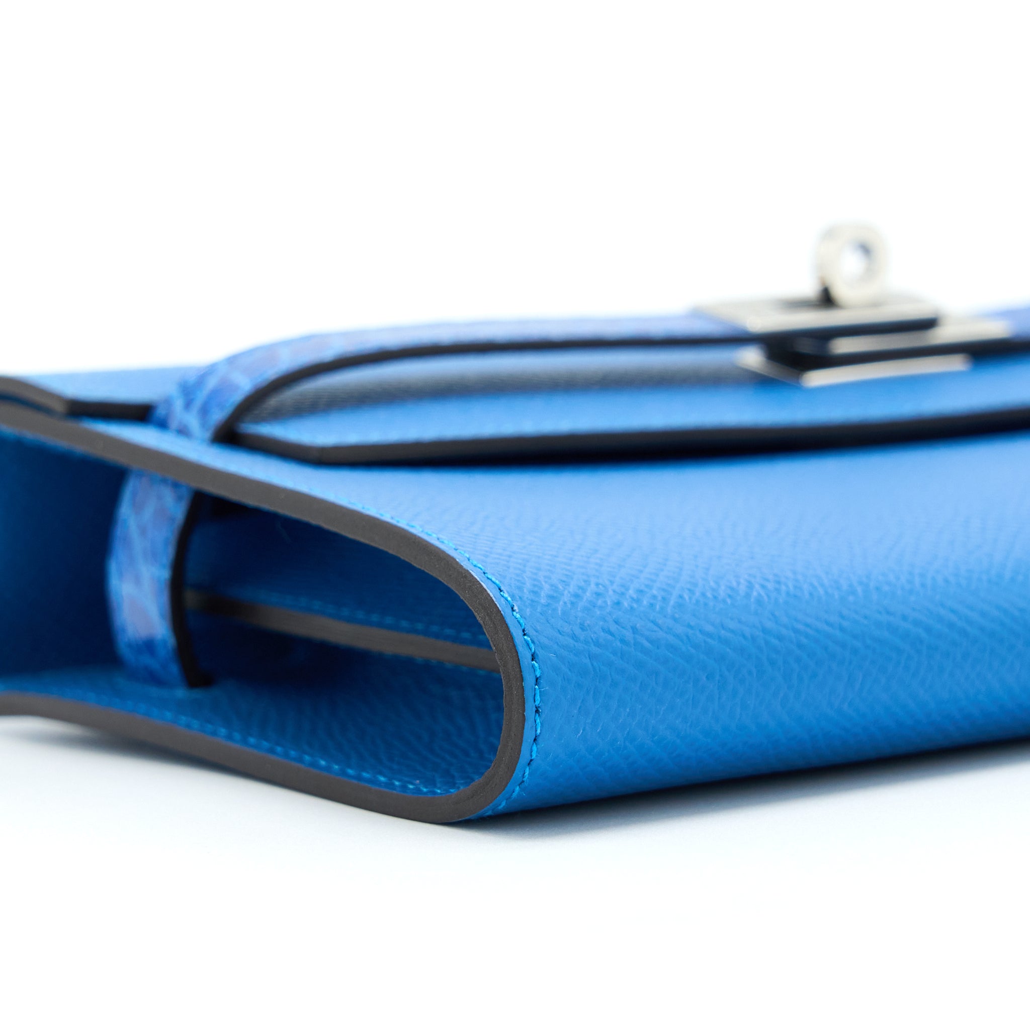 HERMES KELLY TO GO TOUCH EPSOM/ALLIGATOR MYKONOS/BLEU ZELLIGE SHW