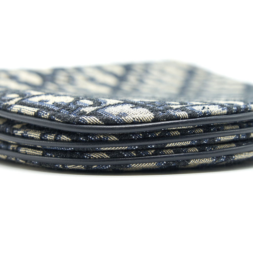 CHRISTIAN DIOR SADDLE POUCH NAVY