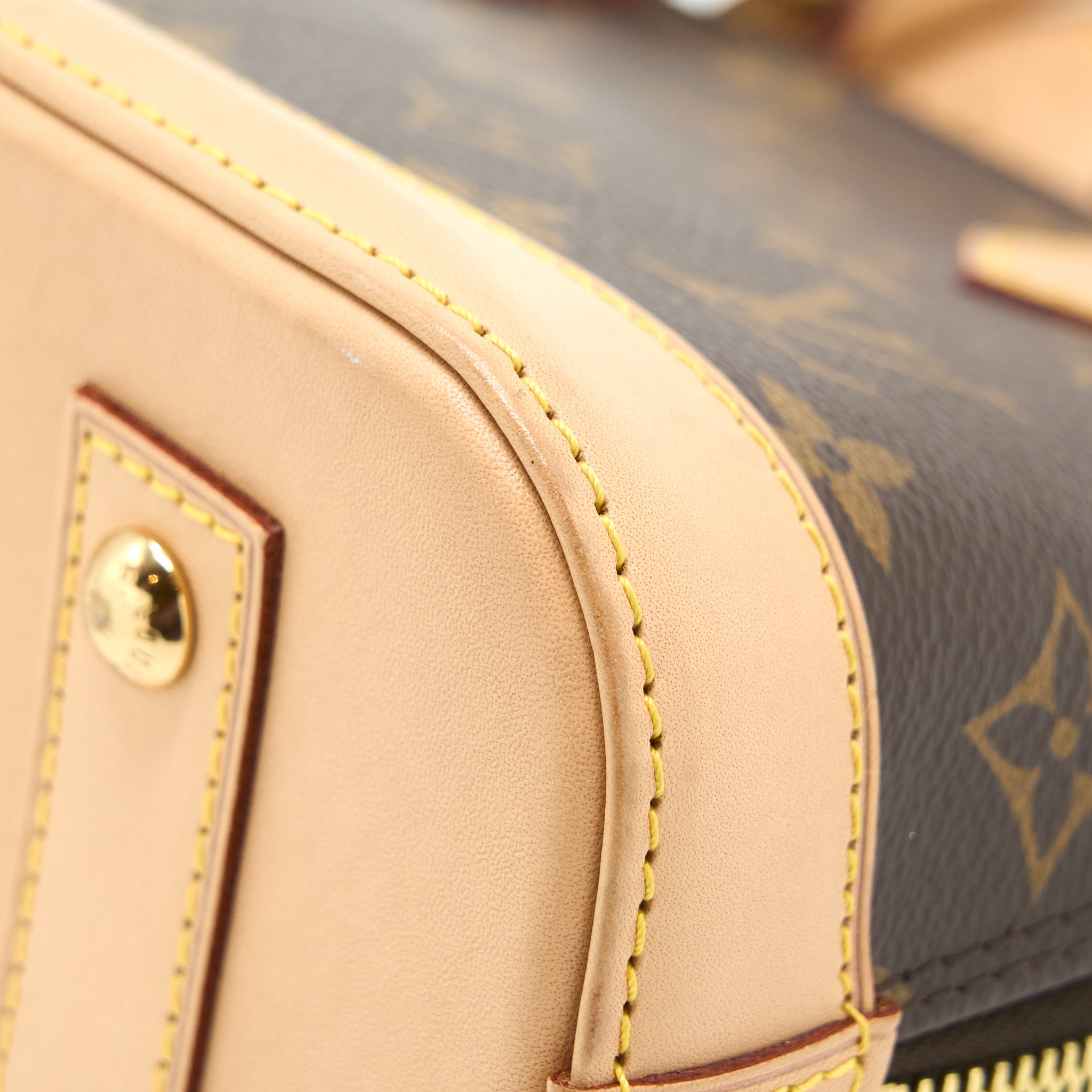 LOUIS VUITTON ALMA BB MONOGRAM CANVAS GHW