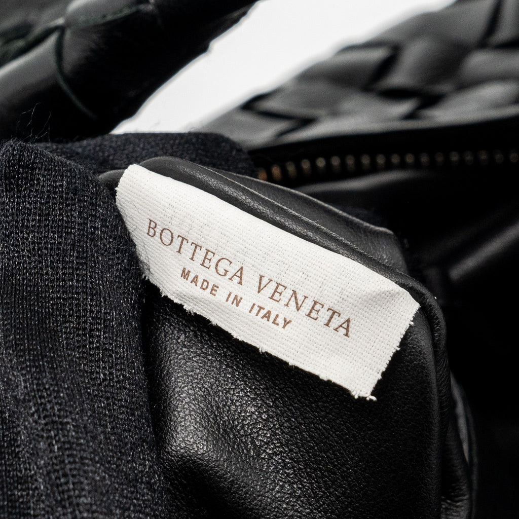 BOTTEGA VENETA SMALL JODIE LAMBSKIN BLACK SHW