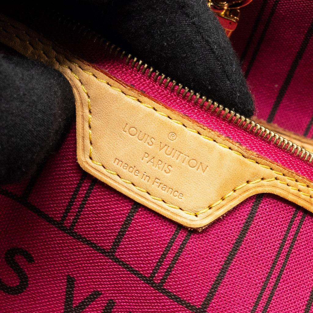 LOUIS VUITTON NEVERFULL MM MONOGRAM CANVAS GHW