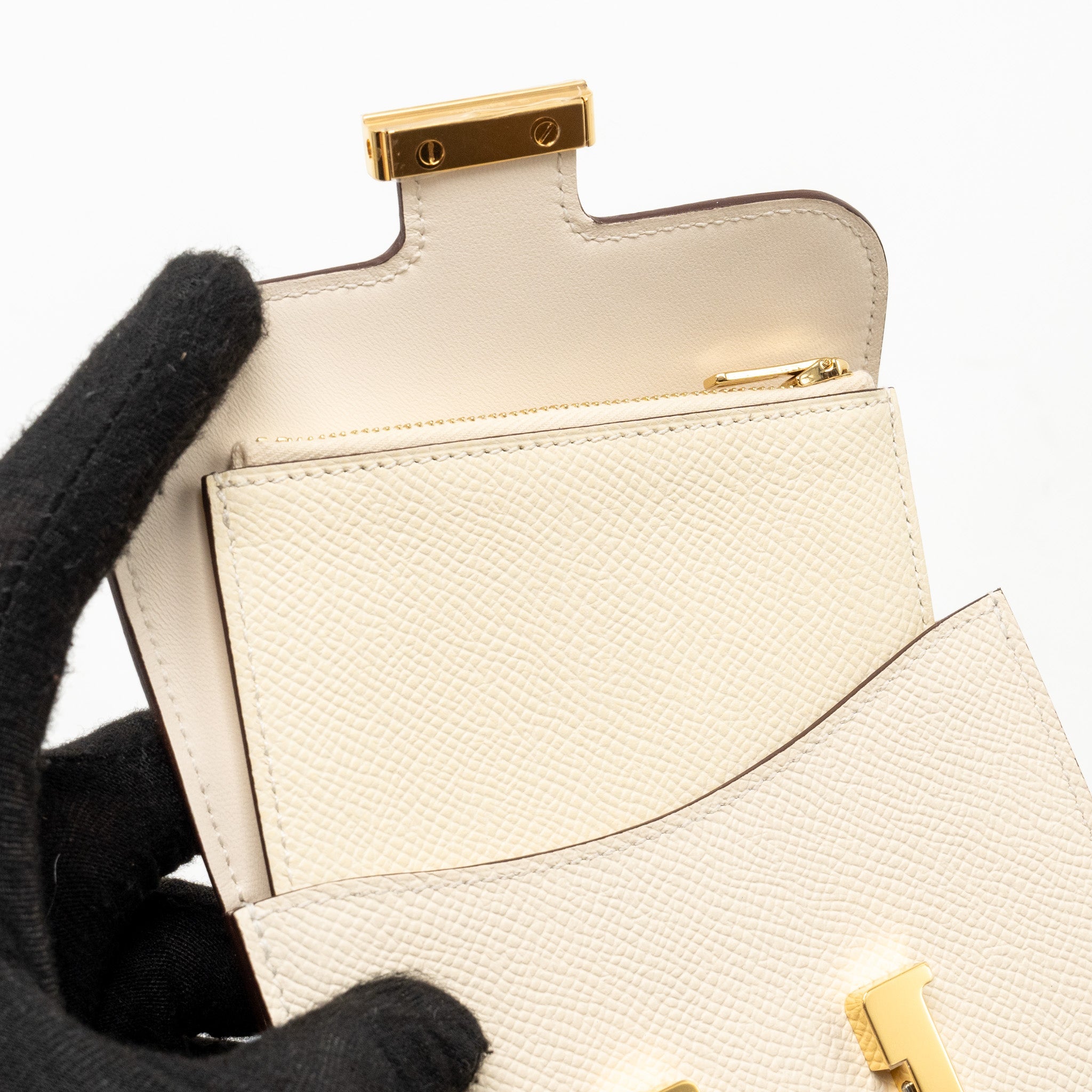 HERMES CONSTANCE SLIM EPSOM NATA GHW