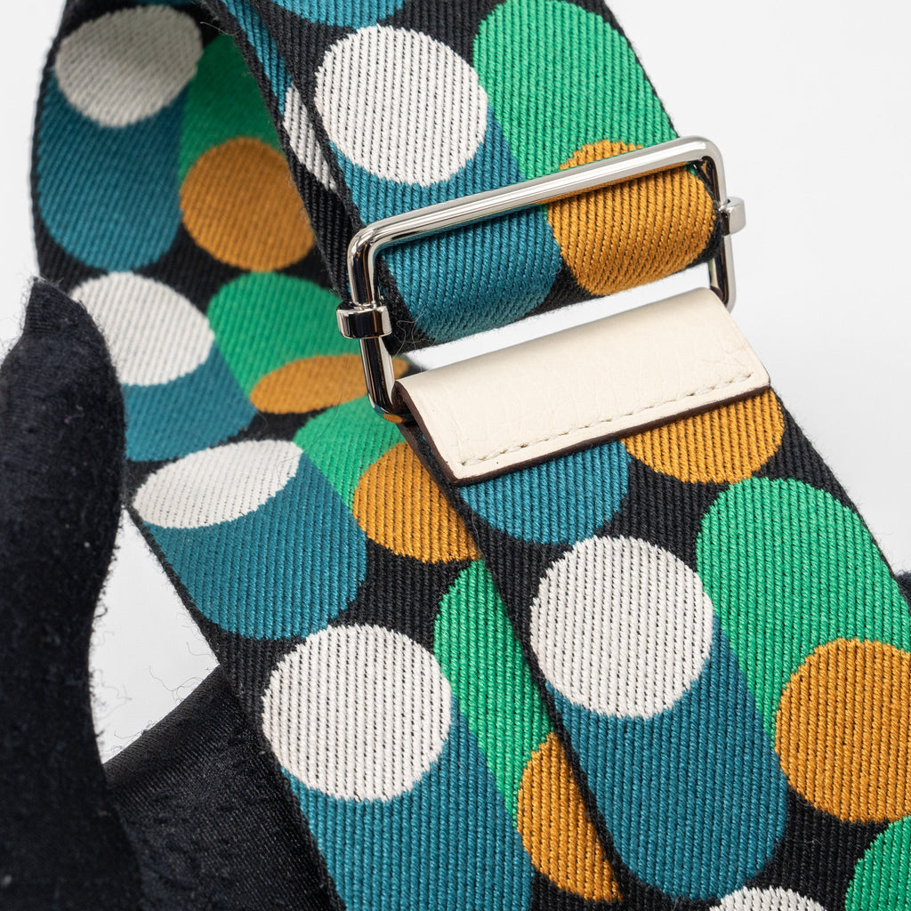 HERMES EVELYNE 29 CLEMENCE NATA WITH MULTICOLOUR STRAP SHW