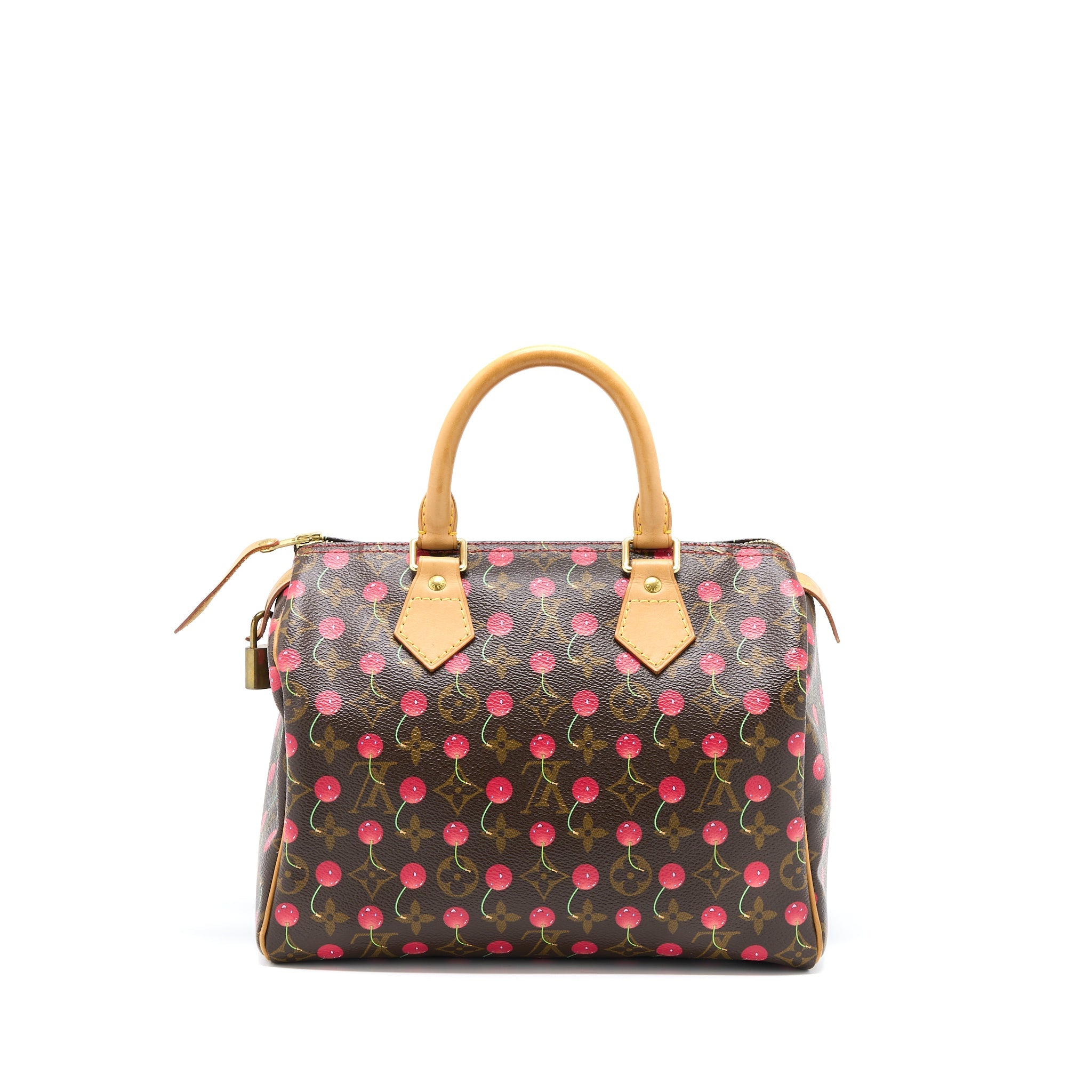 LOUIS VUITTON SPEEDY 25 CHERRY BLOSSOM MONOGRAM CANVAS GHW