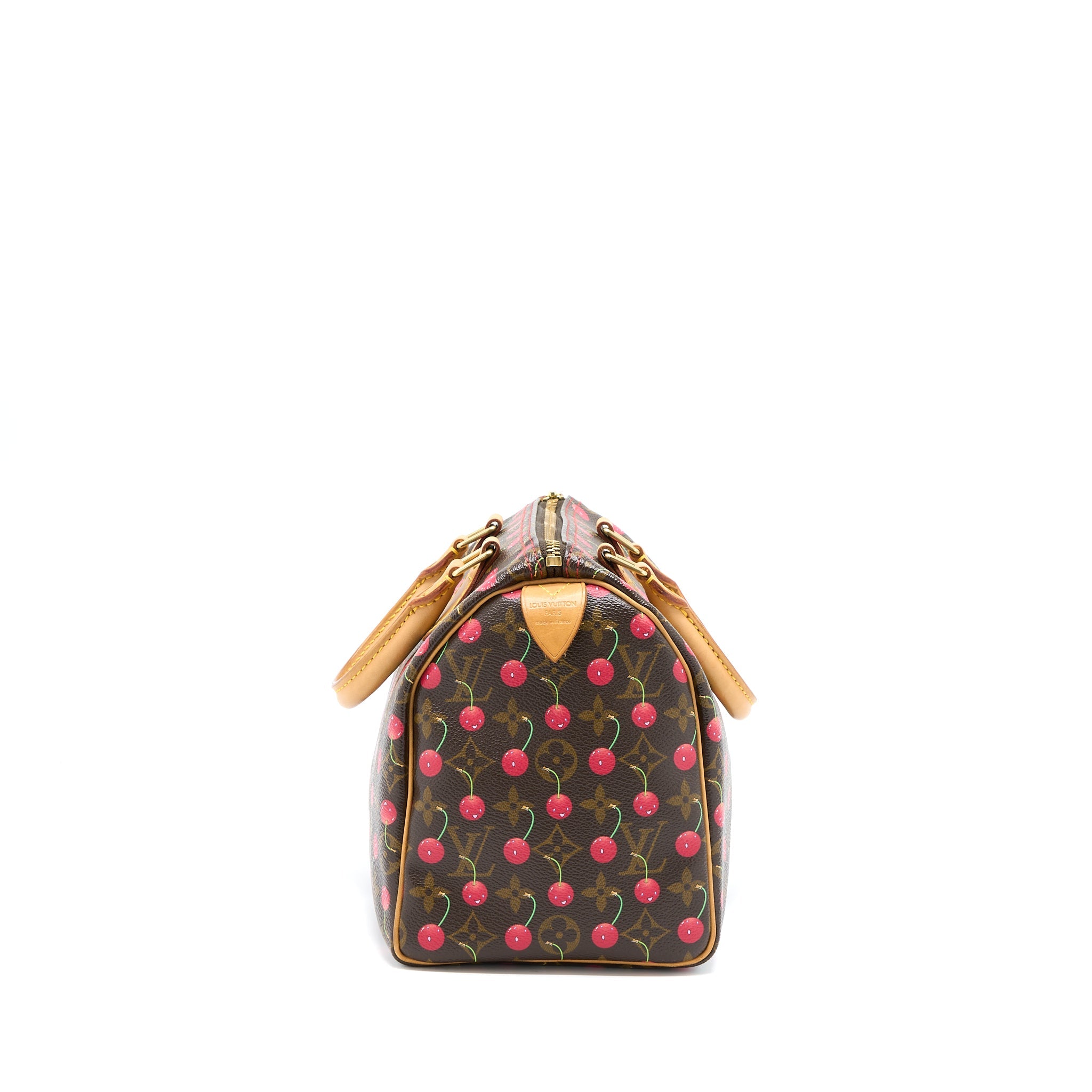 LOUIS VUITTON SPEEDY 25 CHERRY BLOSSOM MONOGRAM CANVAS GHW