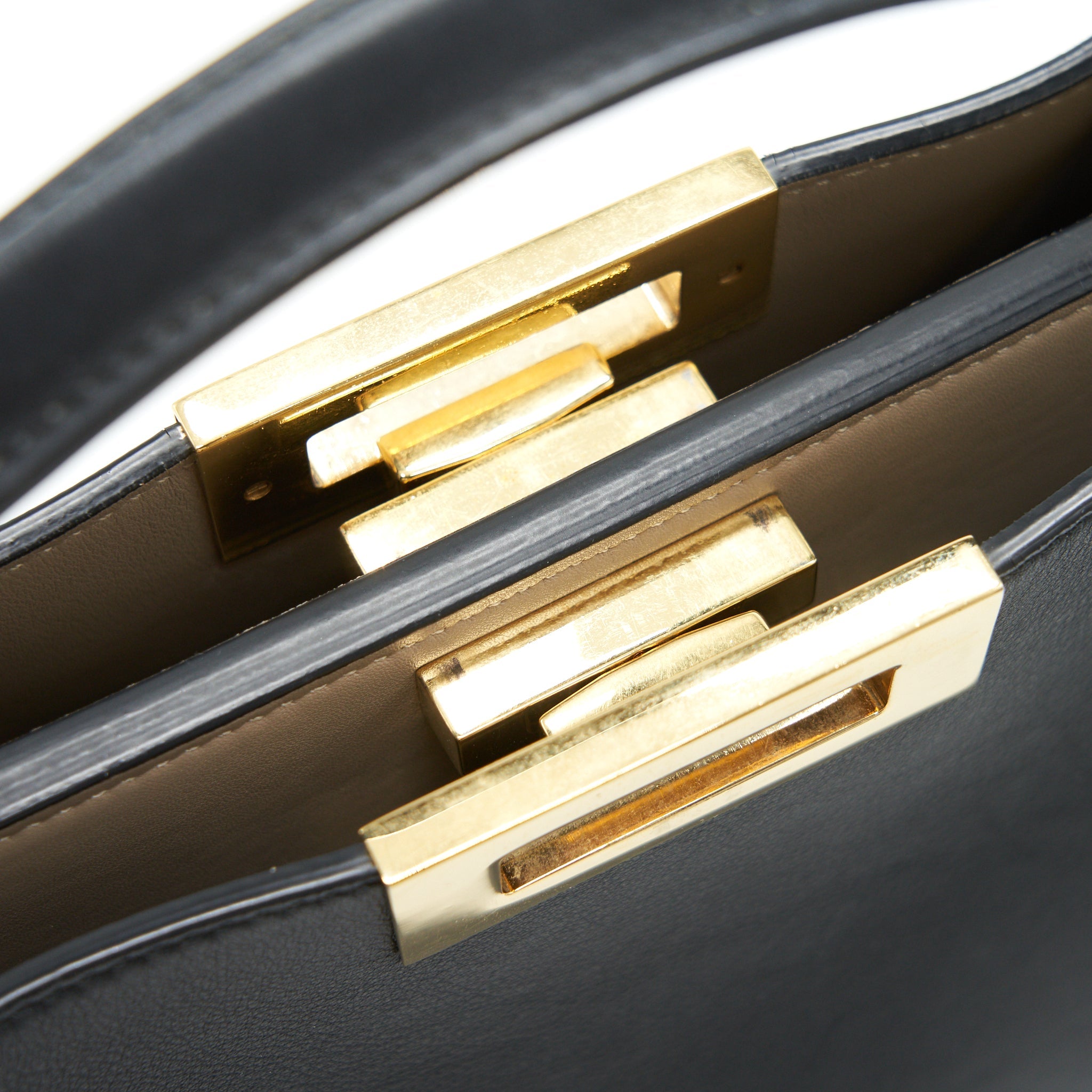 FENDI PEEKABOO BAG BLACK GHW