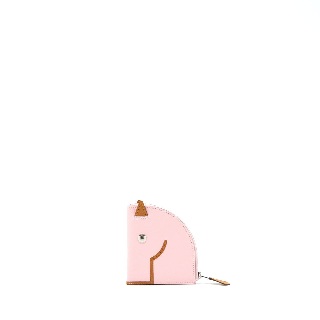HERMES PADDOCK CHANGE PURSE PINK/MULTICOLOUR SHW