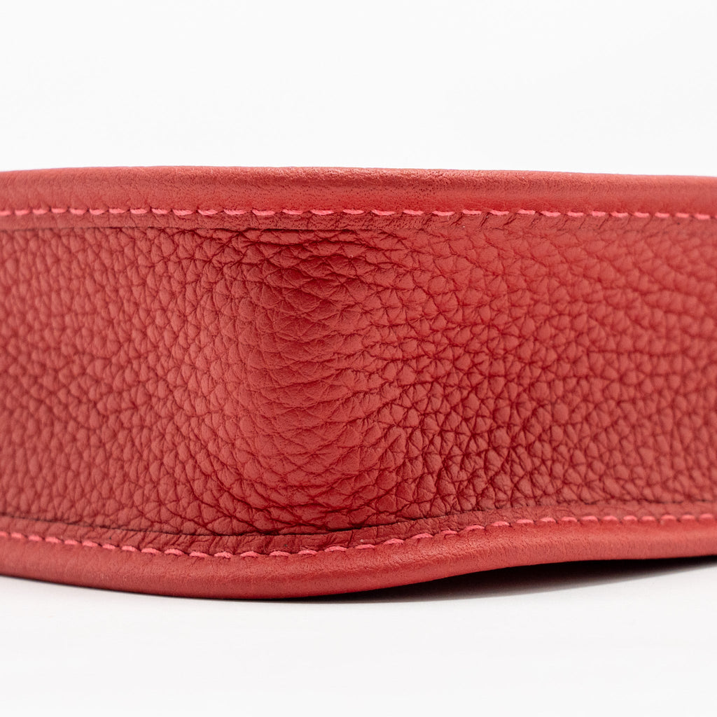 HERMES MINI EVELYNE CLEMENCE VERMILLON/ROUGE VIF GHW