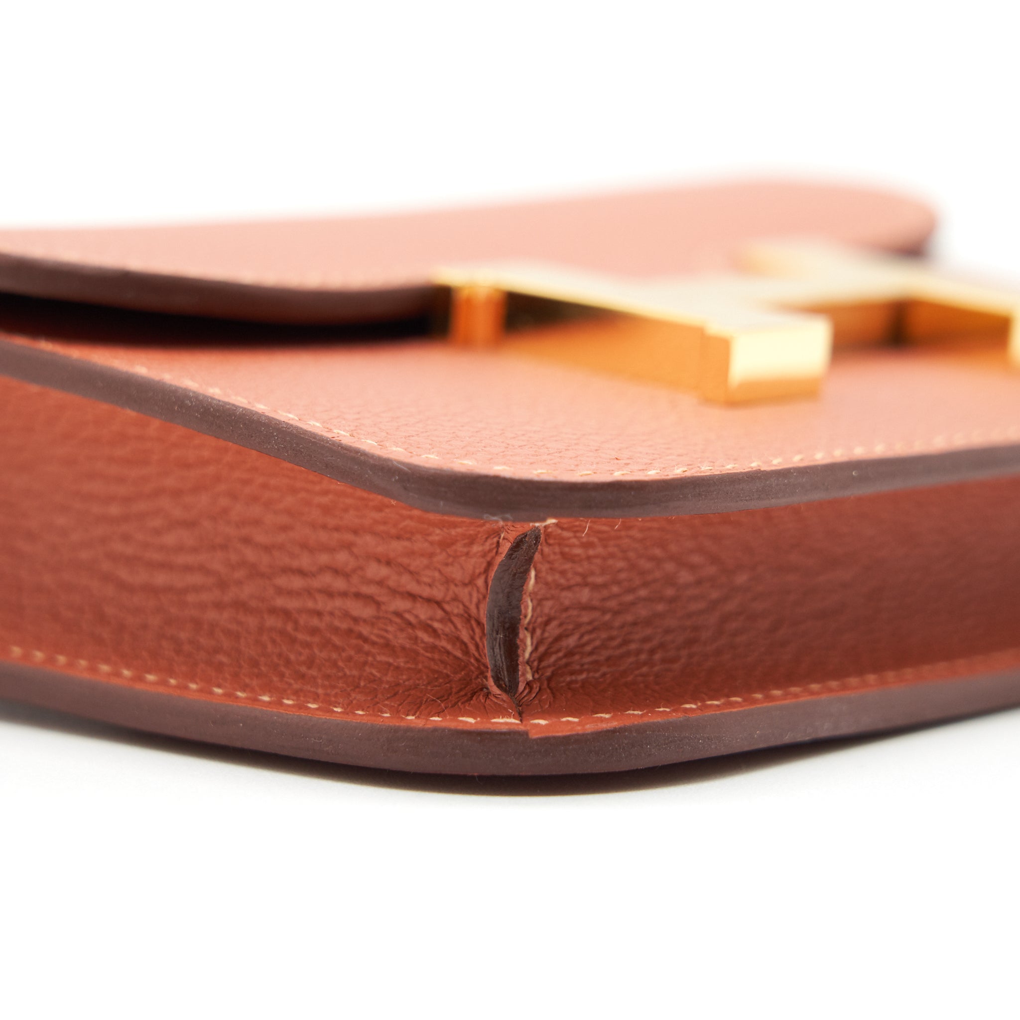 HERMES SLIM WALLET EVERCOLOR BLUSH/ BLUE FRIDA GHW