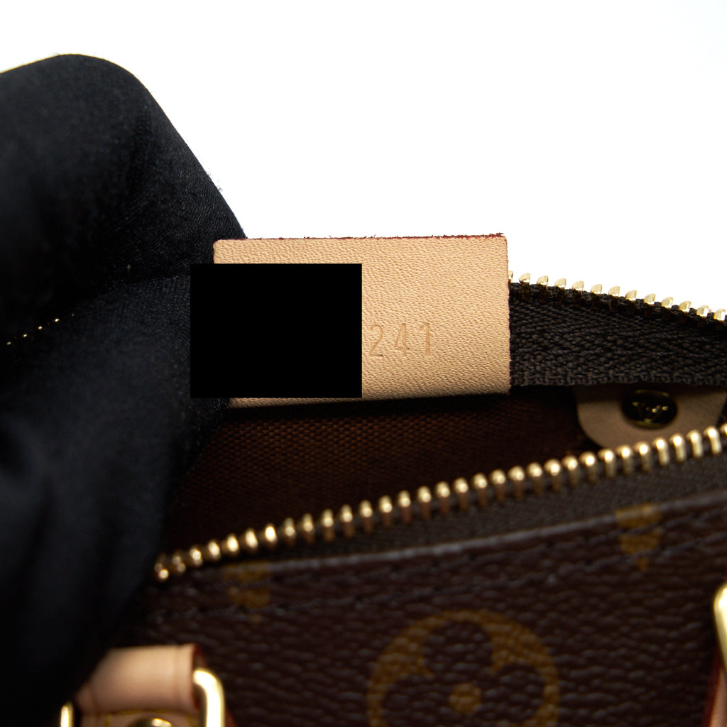 LOUIS VUITTON NANO SPEEDY MONOGRAM CANVAS GHW