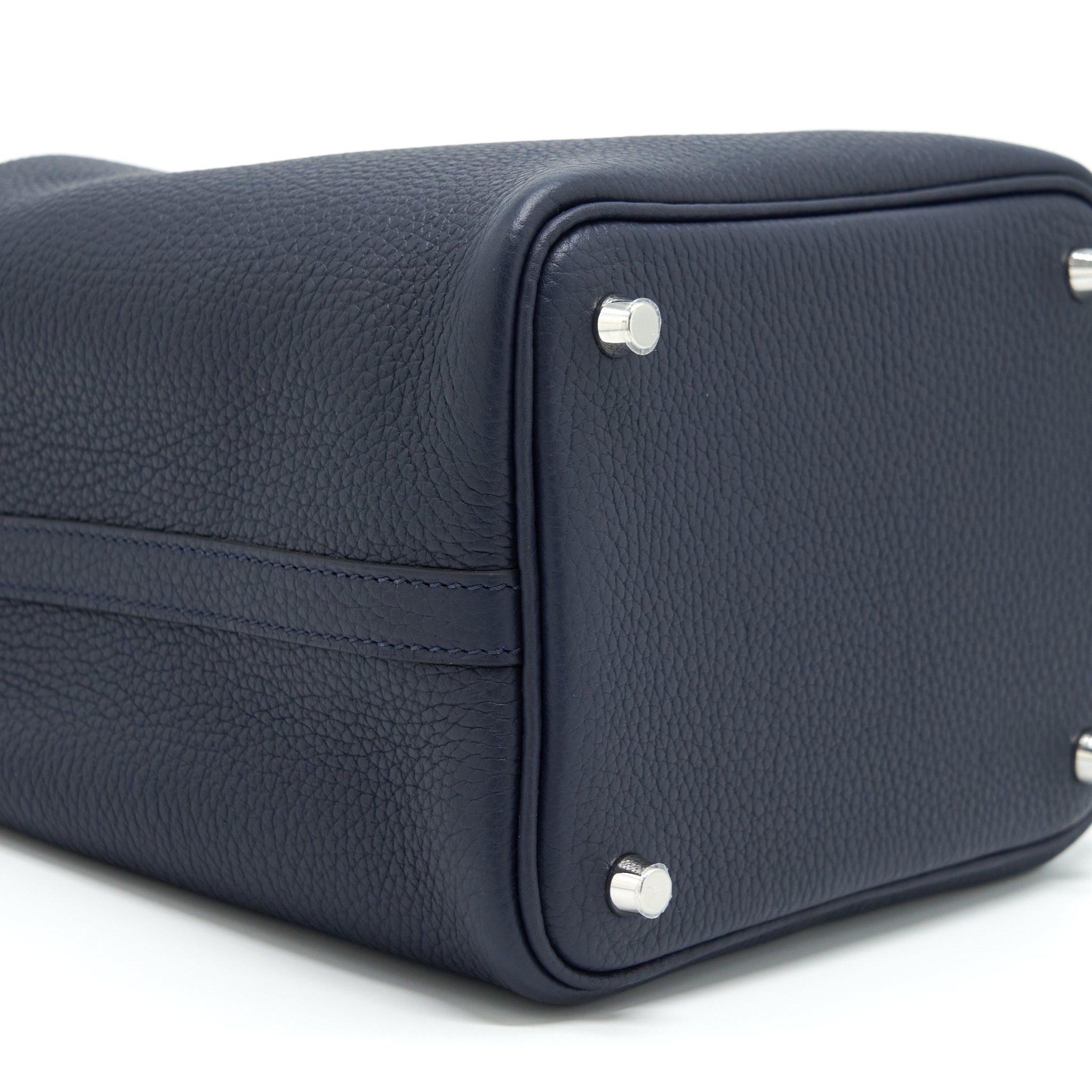 HERMES PICOTIN 18 LOCK BAG CLEMENCE BLUE NUIT SHW