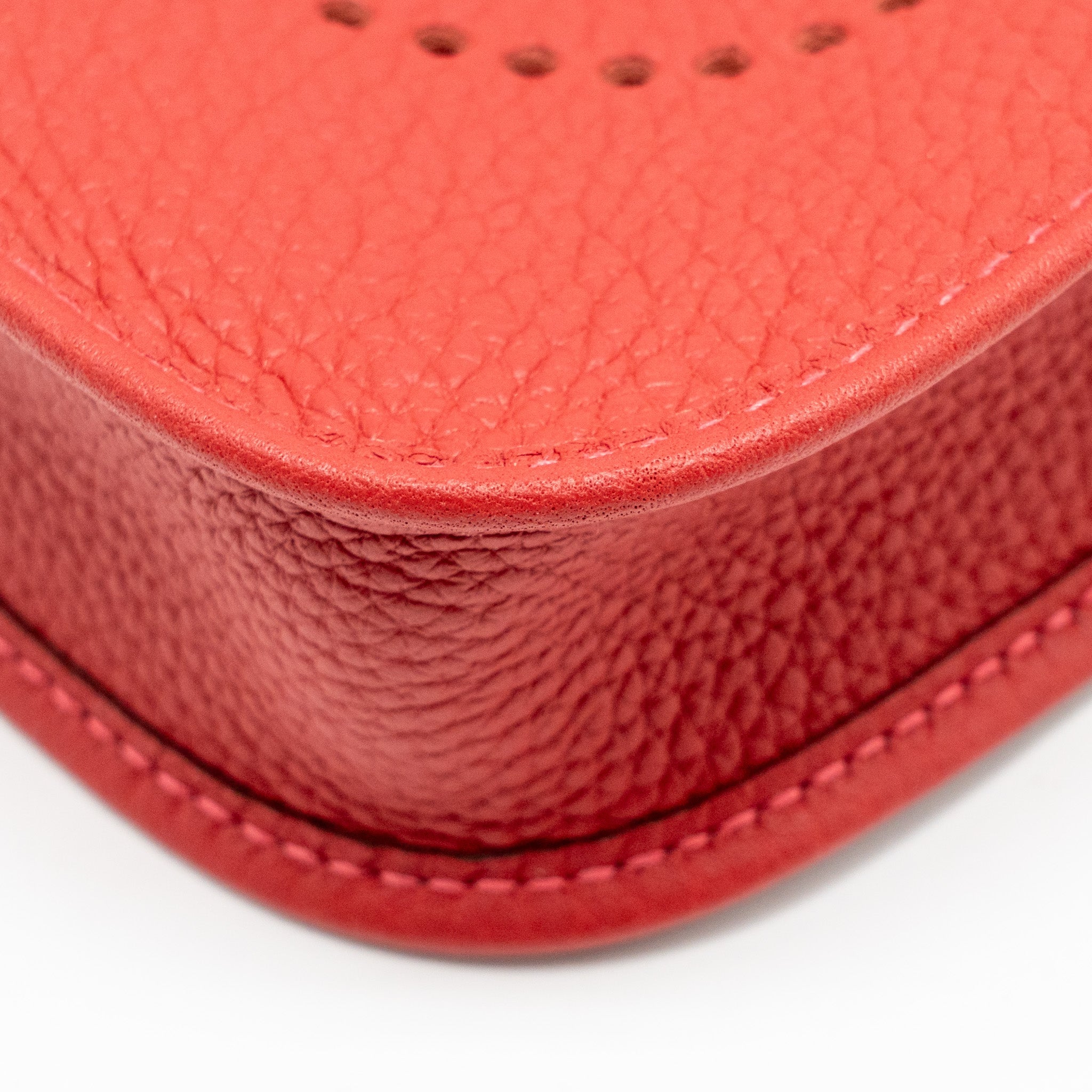 HERMES MINI EVELYNE CLEMENCE VERMILLON/ROUGE VIF GHW