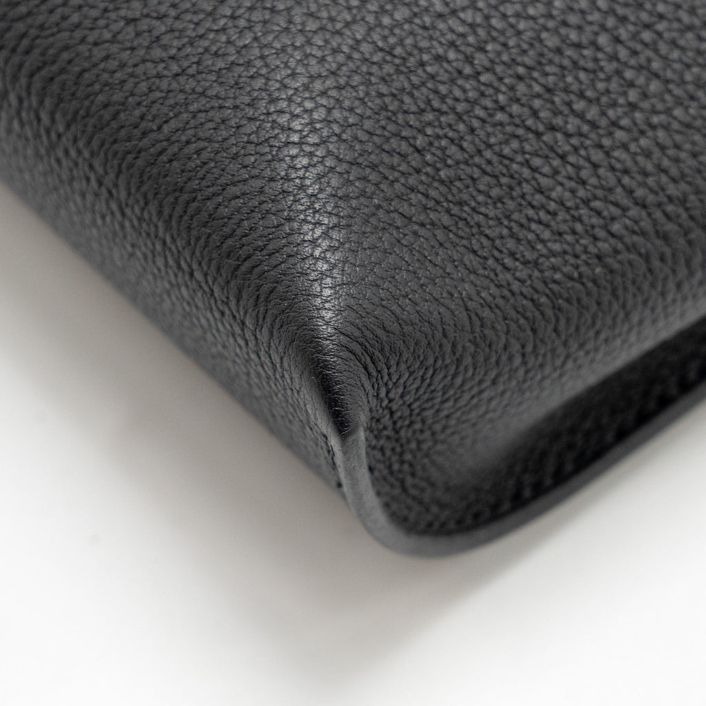 HERMES VIDEPOCHES BAG TOGO BLACK SHW