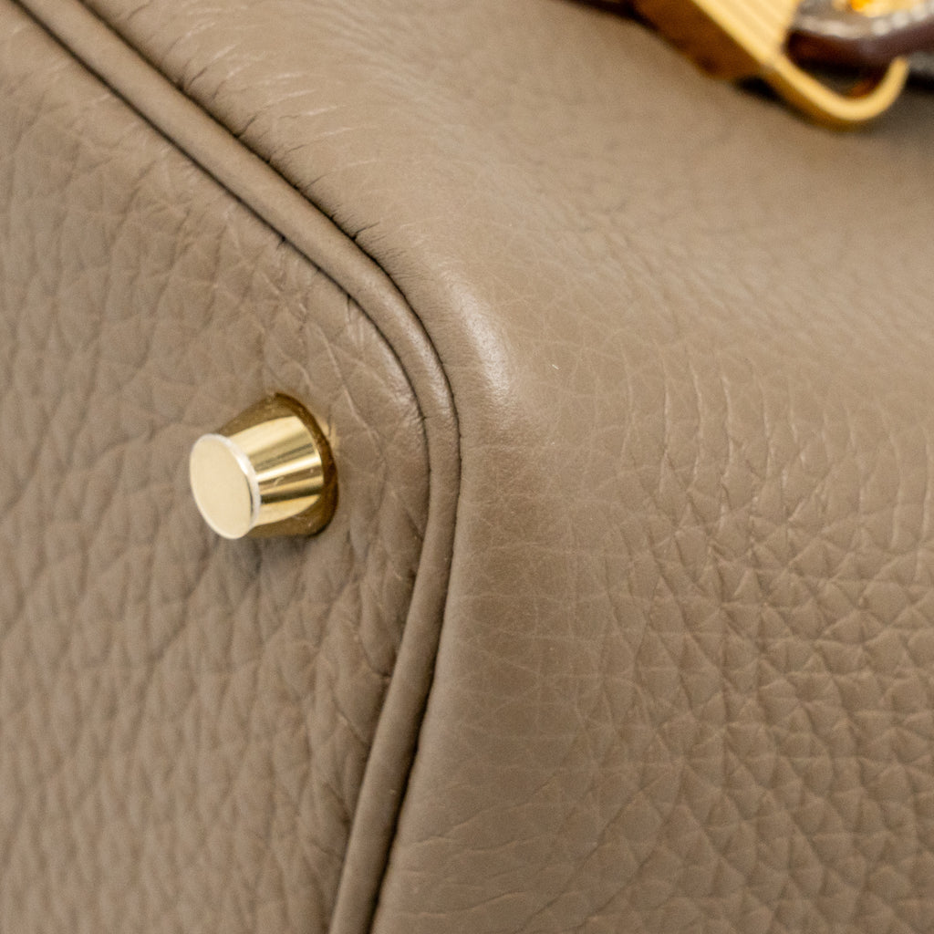 HERMES PICOTIN 18 LOCK BAG CLEMENCE ETOUPE GHW