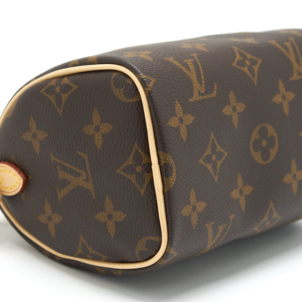 LOUIS VUITTON NANO SPEEDY MONOGRAM CANVAS GHW