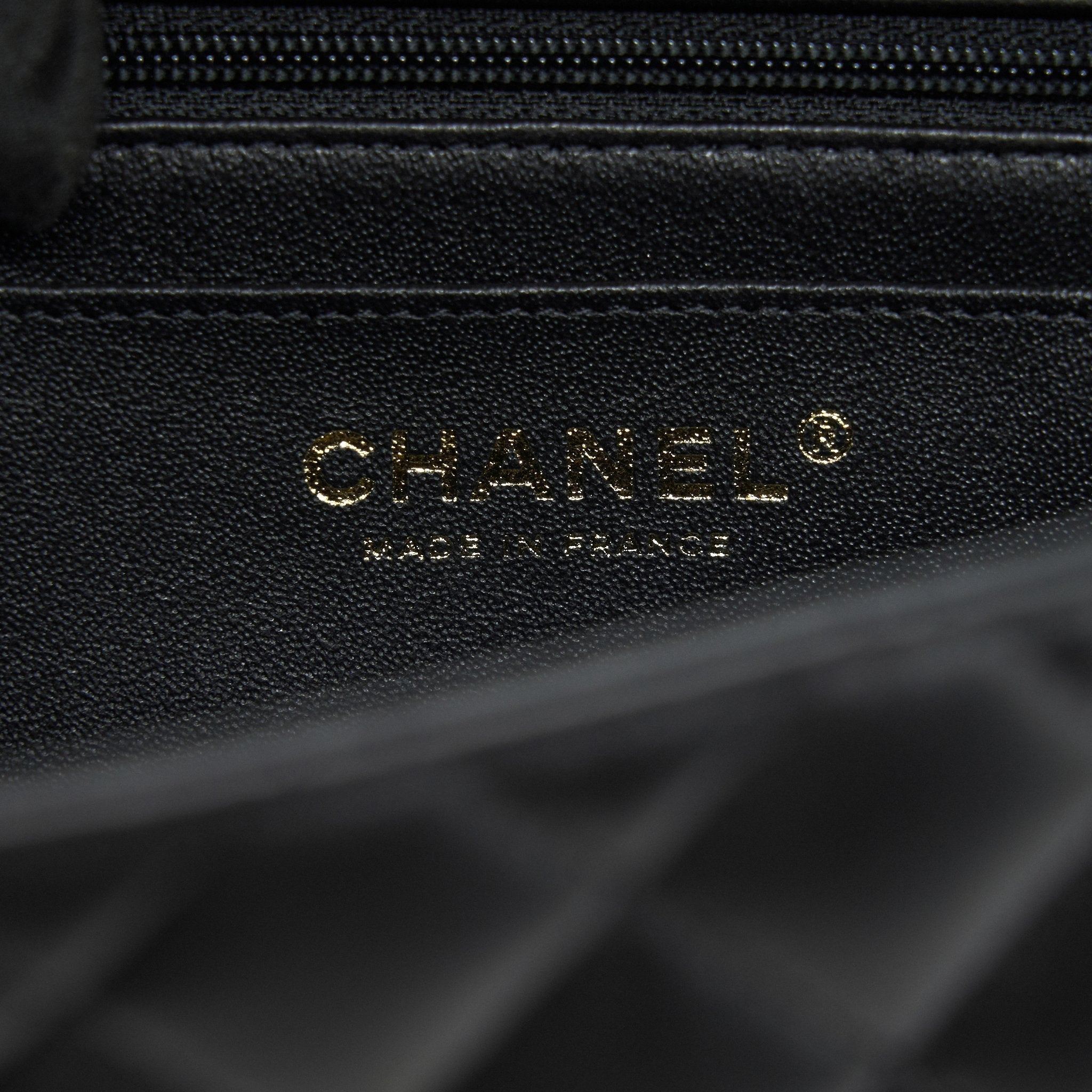 CHANEL 21K TOP HANDLE MINI RECTANGULAR FLAP BAG BLACK GHW