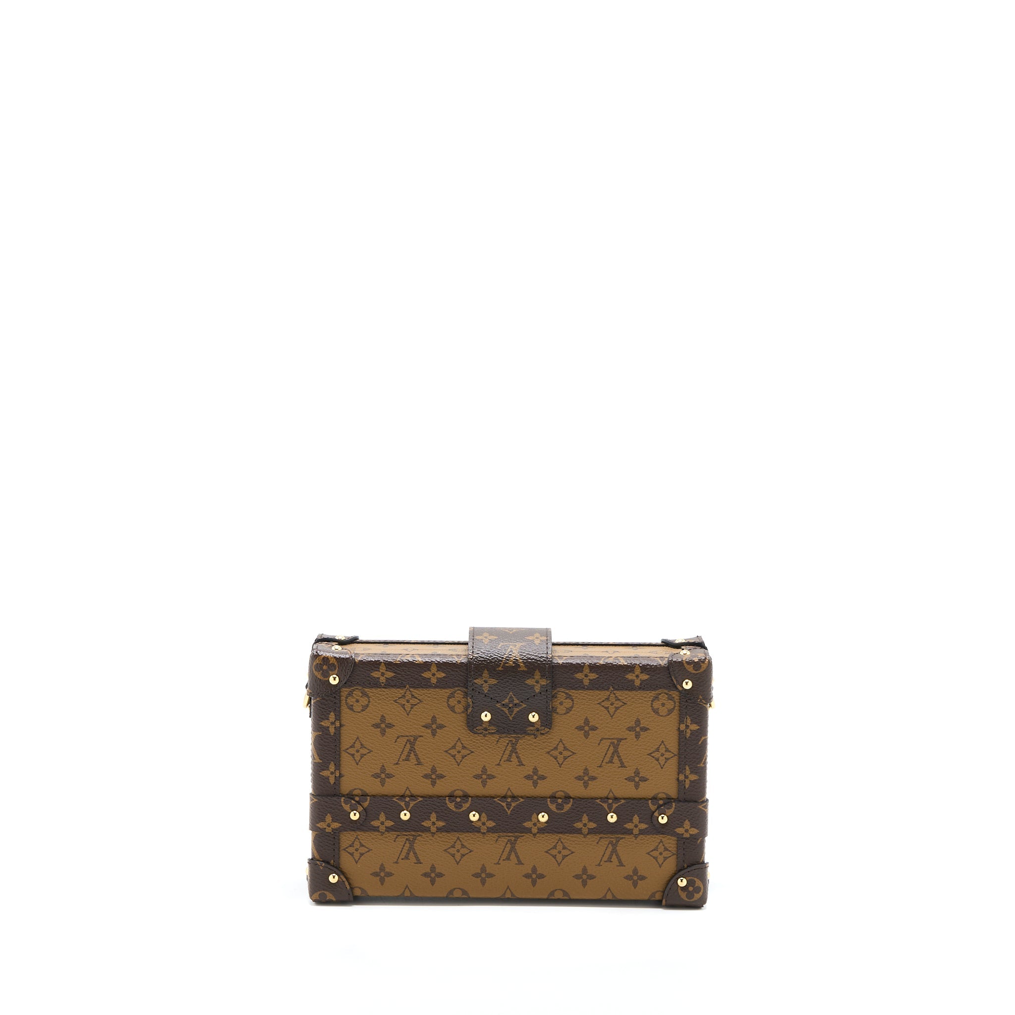 LOUIS VUITTON PETITE MALLE MONAGRAM REVERSE CANVAS GHW