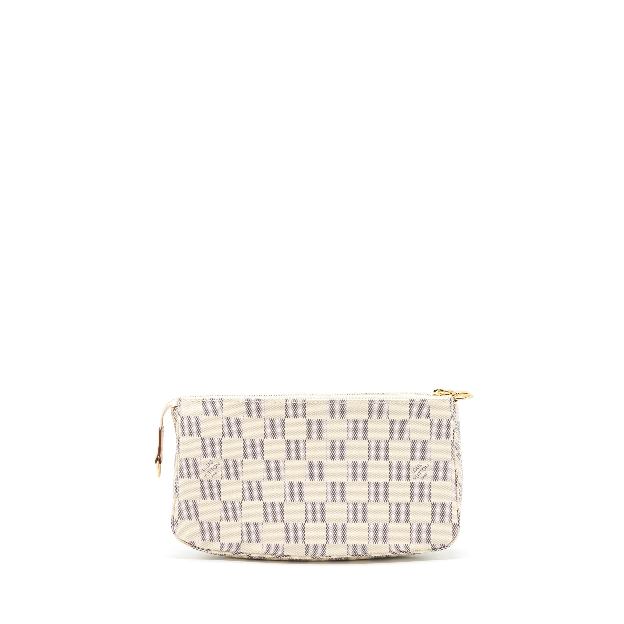 LOUIS VUITTON POCHETTE ACCESSORIES DAMIER AZUR CANVAS GHW