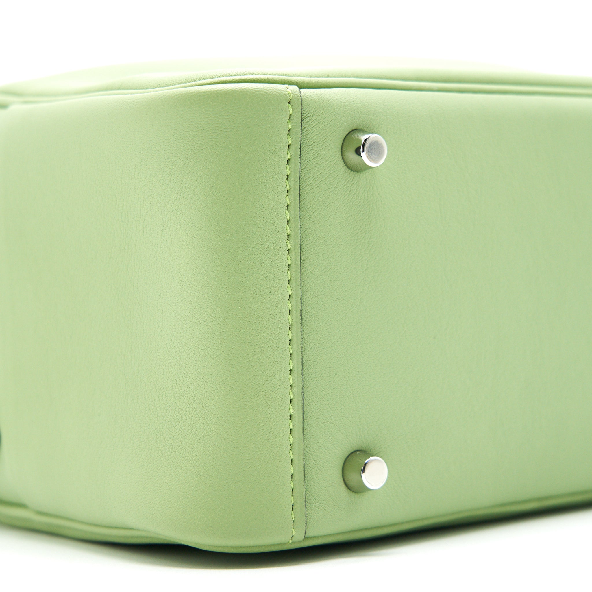 HERMES MINI LINDY VERT CRIQUET SHW
