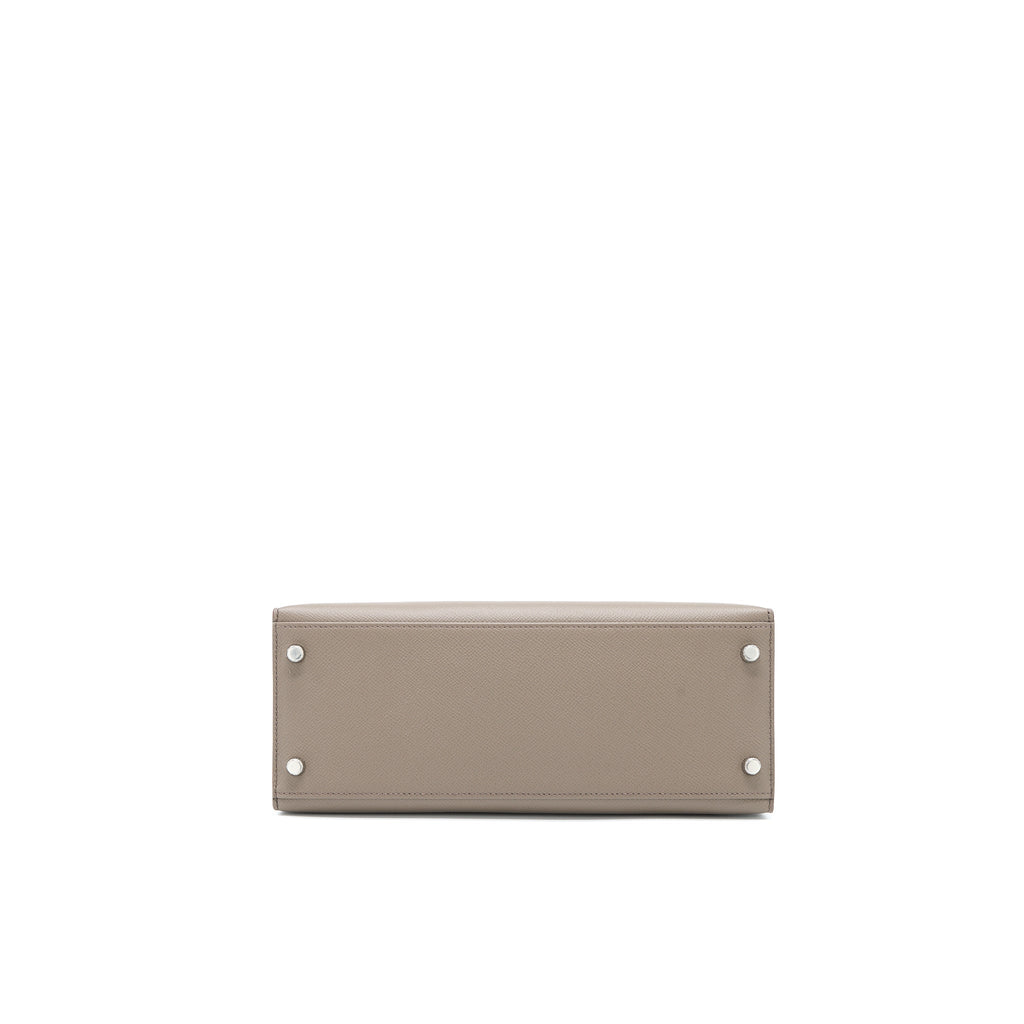 HERMES KELLY 28 EPSOM 8F GRIS ETAIN SHW